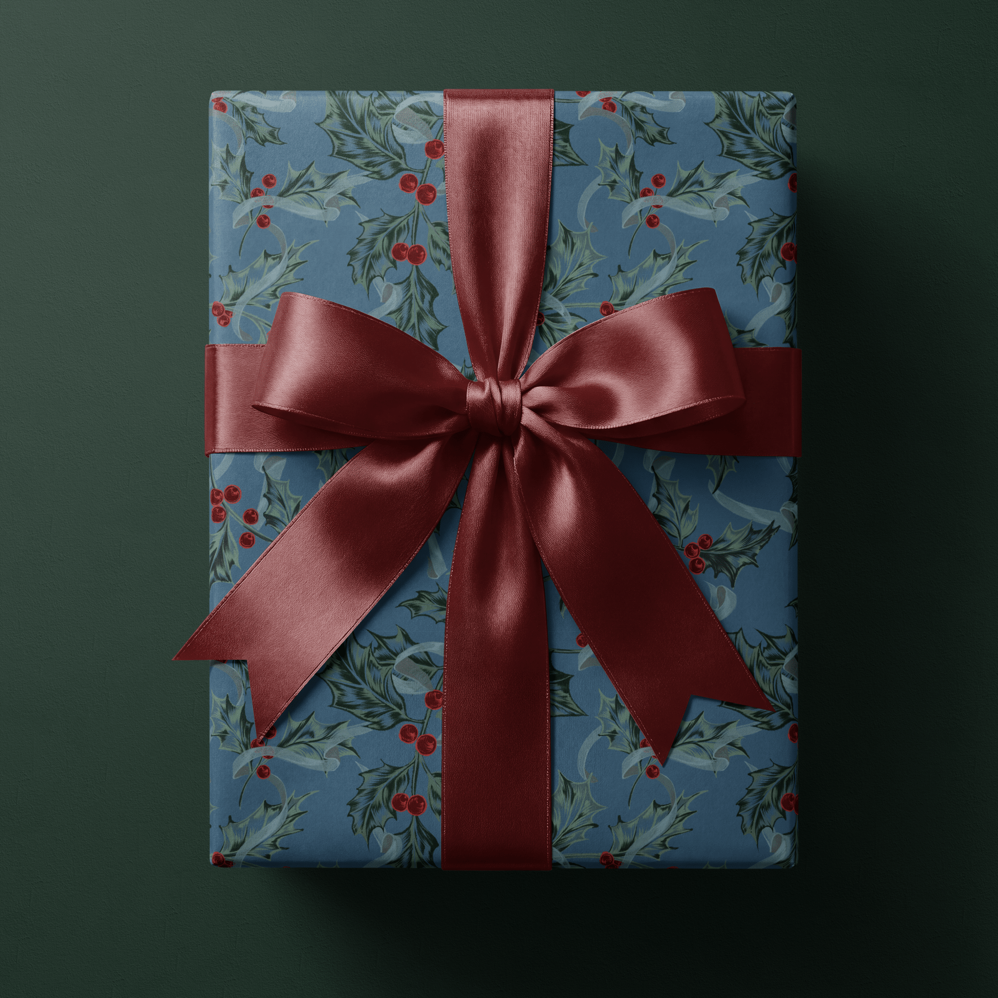 Vintage Christmas Wrapping Paper - Midwinter - Haus of Wrap