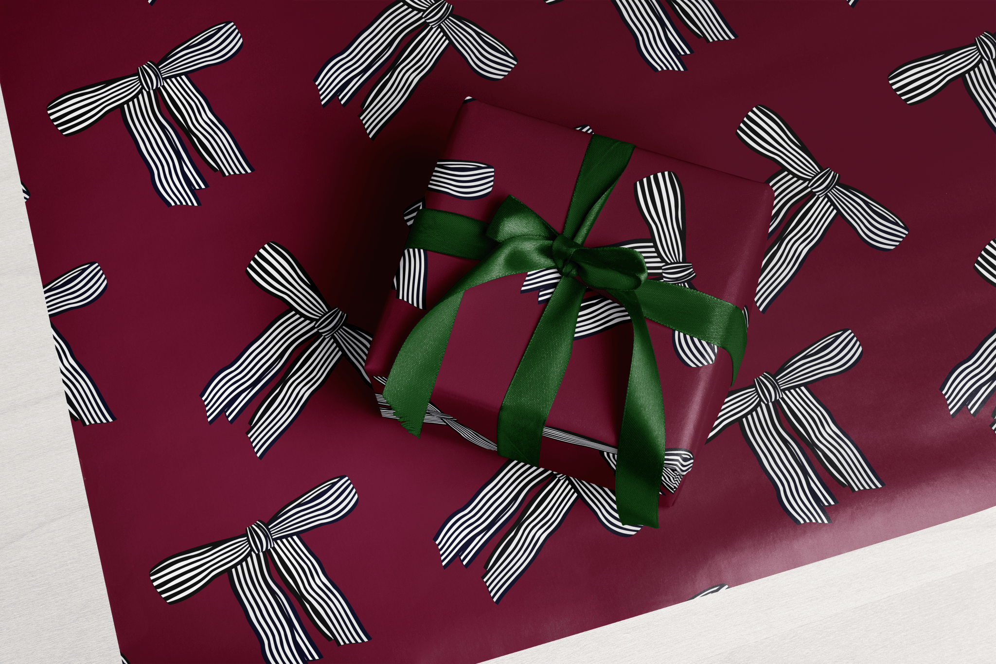 Claret Bow - Haus of Wrap