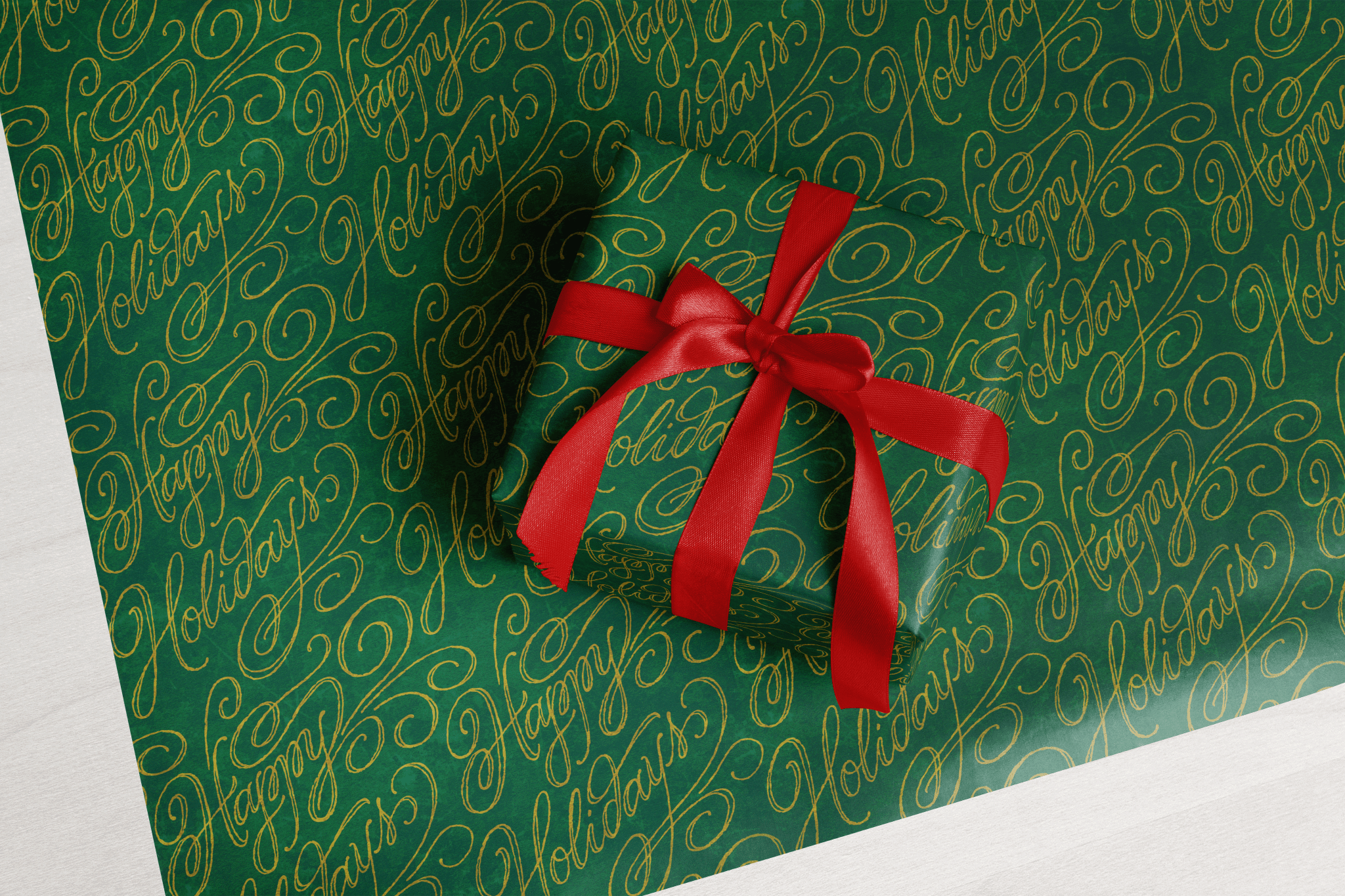 Emerald Calligraphy - Haus of Wrap