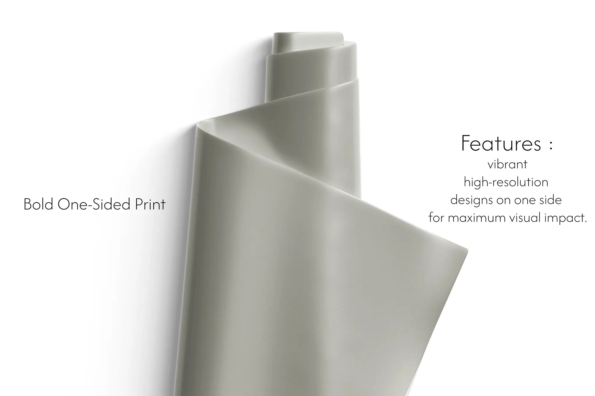 Solid pale grey wrapping paper with a smooth matte finish. Elegant Porcelain Veil luxury gift wrap for minimalist weddings.