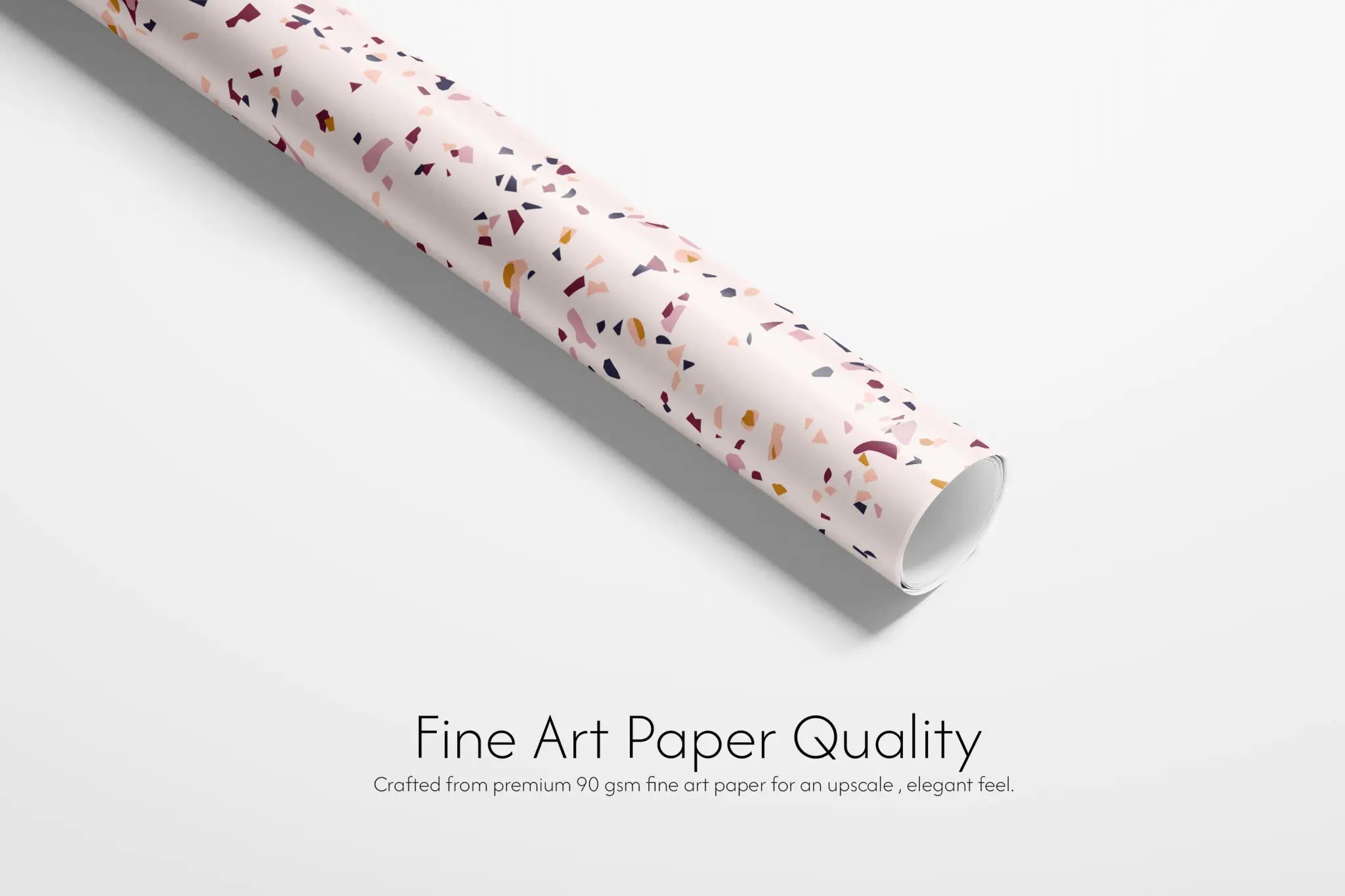 Haus of Wrap terrazzo wrapping paper—vibrant, modern gift wrap perfect for birthdays, weddings, or holidays.