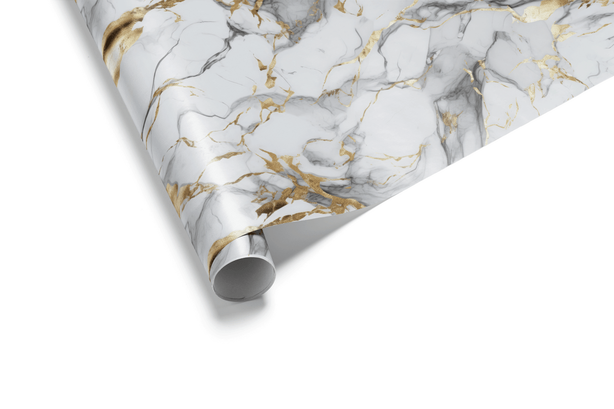 Carrara Gold - Haus of WrapLuxury Gift Wrapping paper