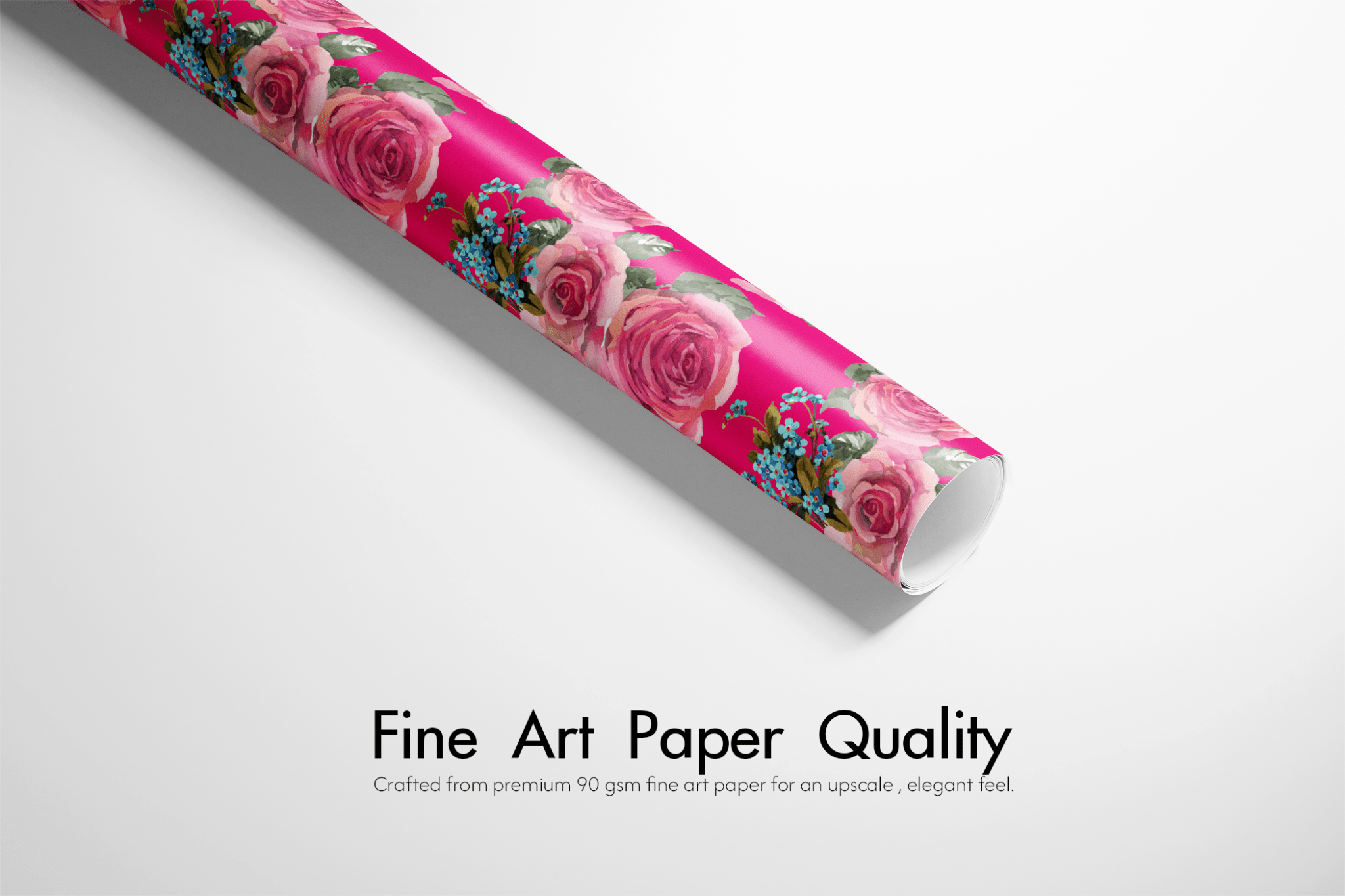 Rosa Elettrica - Pink Wrapping Paper - Haus of Wrap