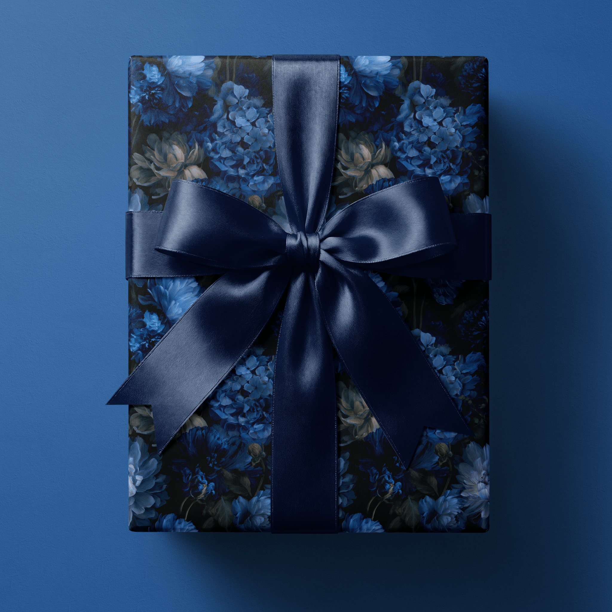 Dark Floral Wrapping PaperPrussian Haus of Wrap