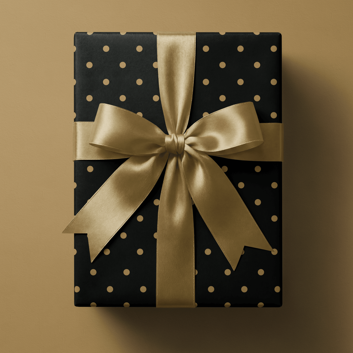 Black and Gold Wrapping Paper - After Dark - Haus of Wrap