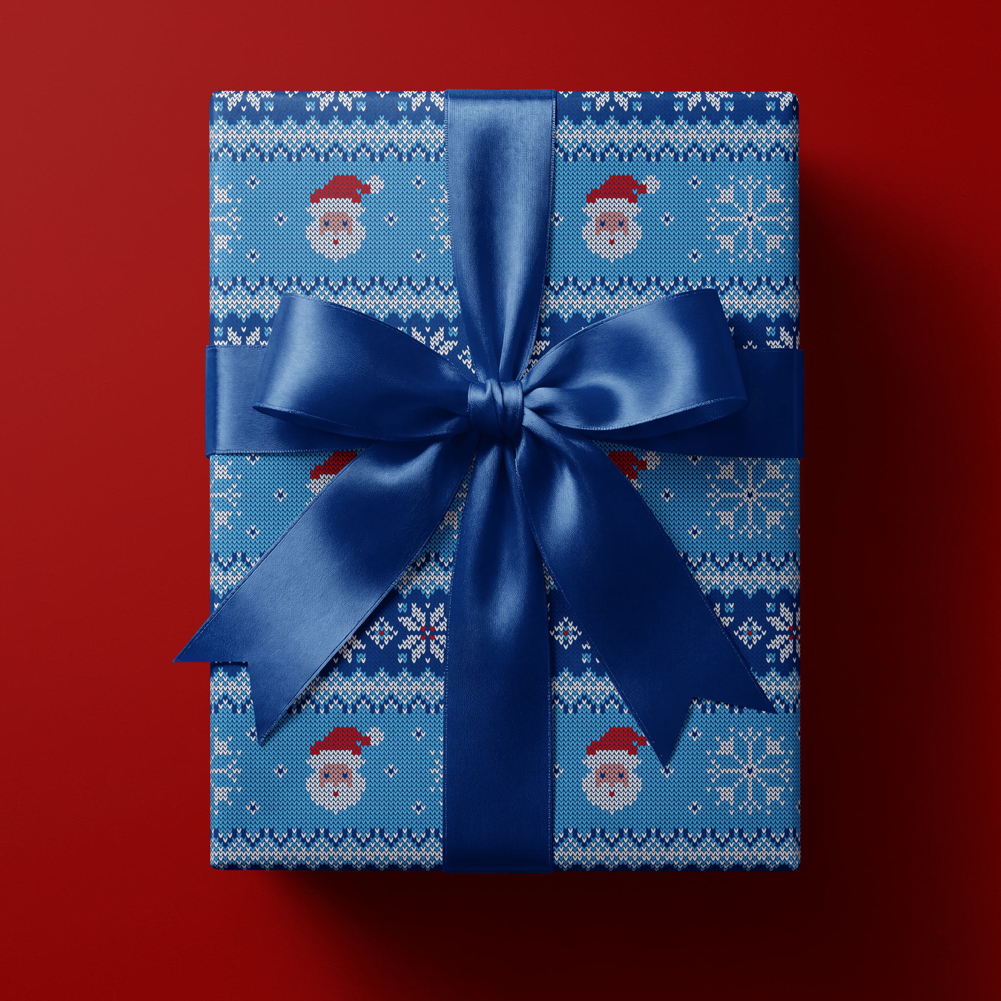 Christmas Wrapping Paper - Stitch & Claus - Haus of Wrap