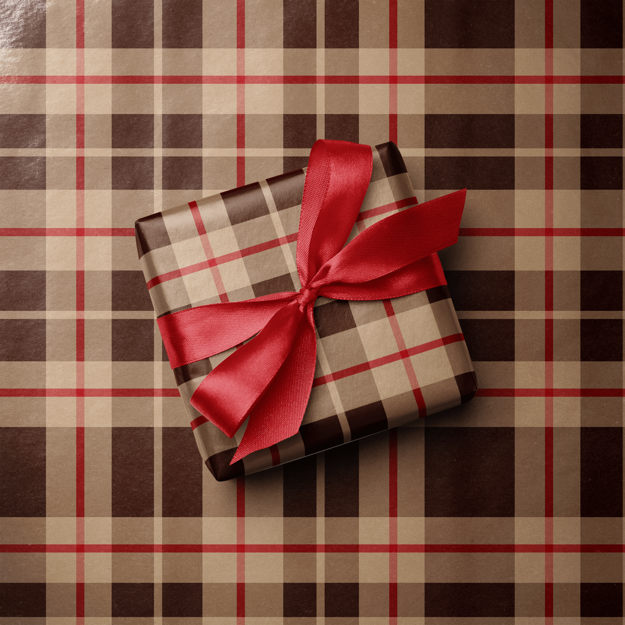 Plaid Christmas Gift Wrap - Kensington - Haus of Wrap
