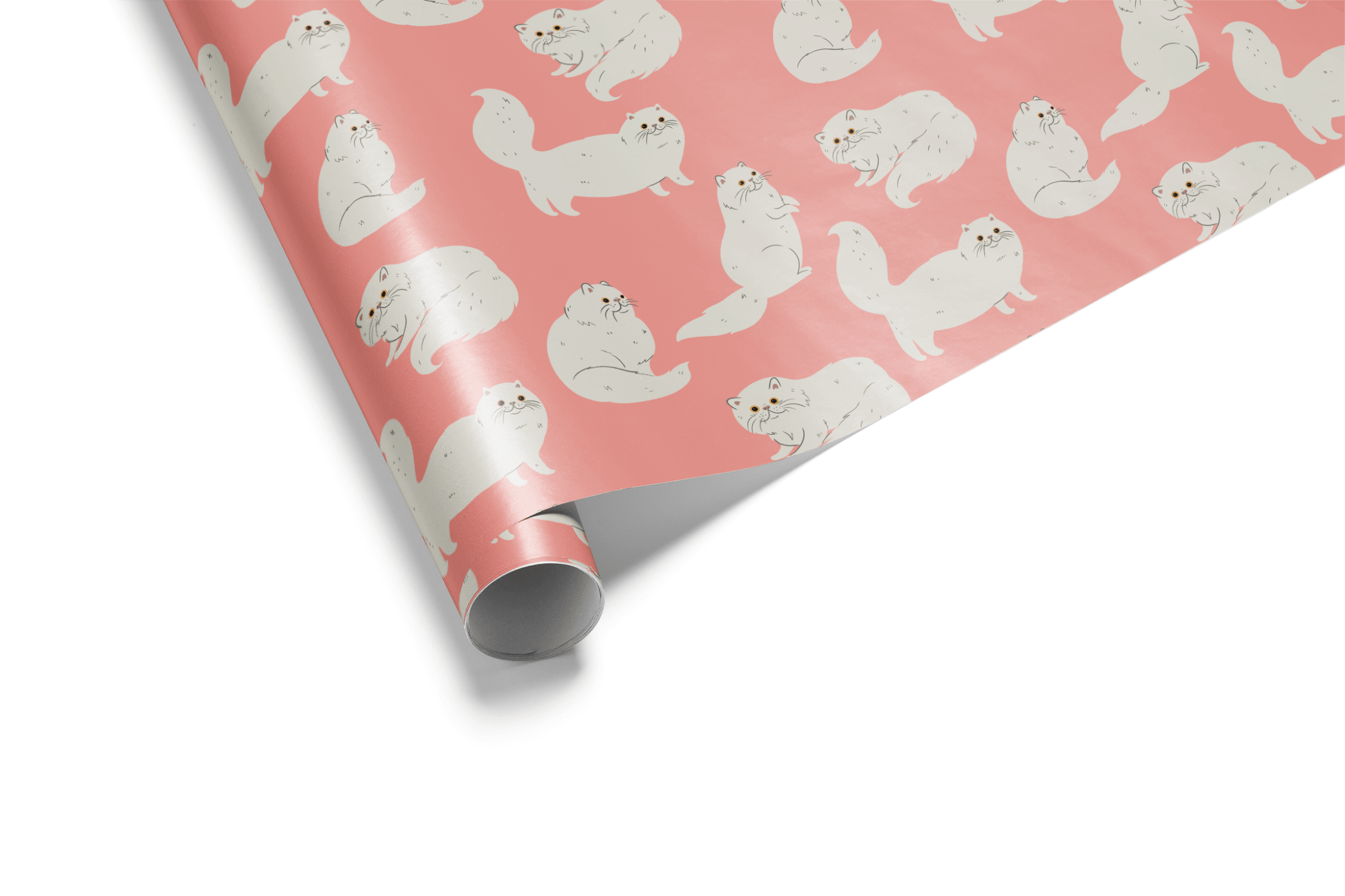 Cat Gift Wrapping Paper - Madame Fluff - Haus of Wrap