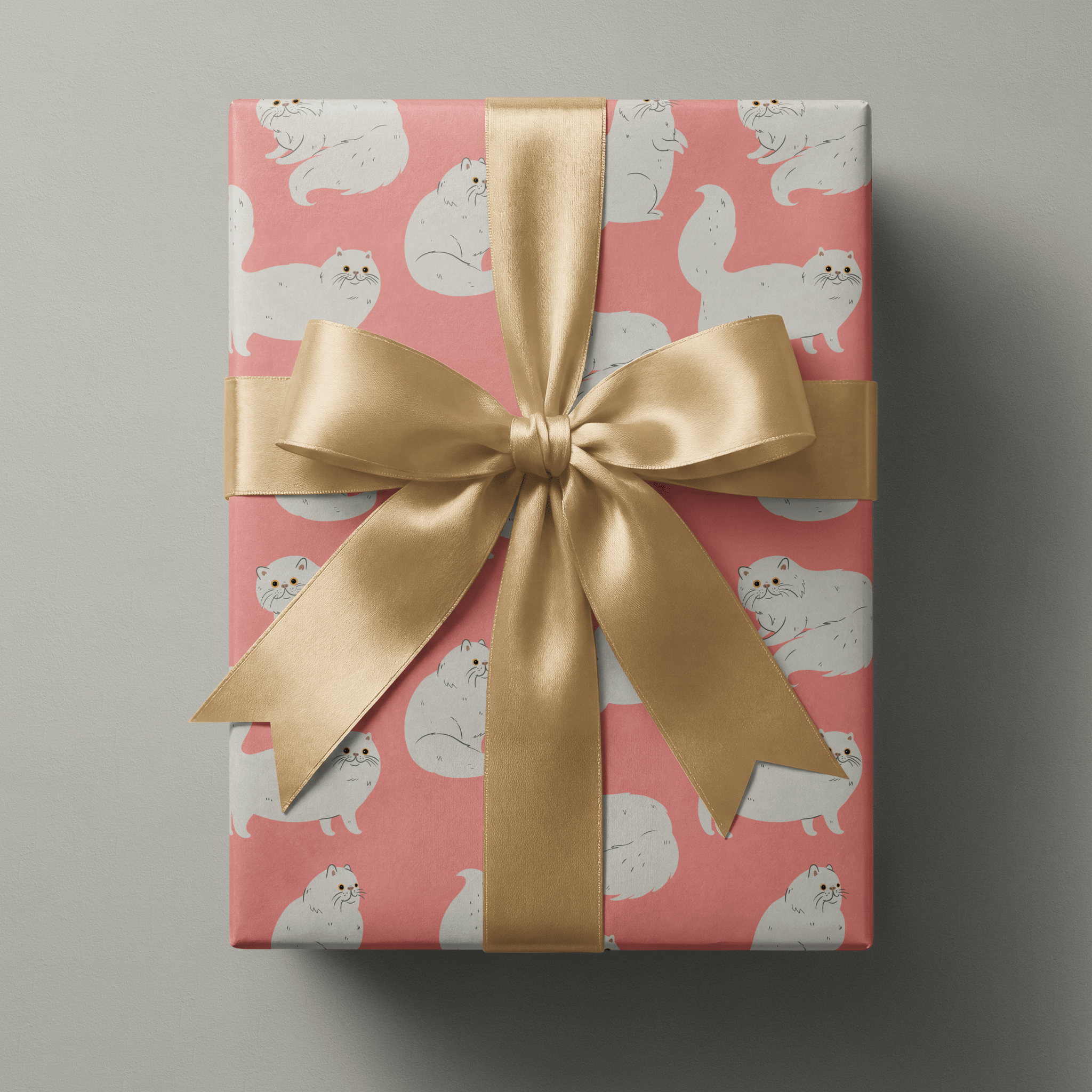 Cat Gift Wrapping Paper - Madame Fluff - Haus of Wrap