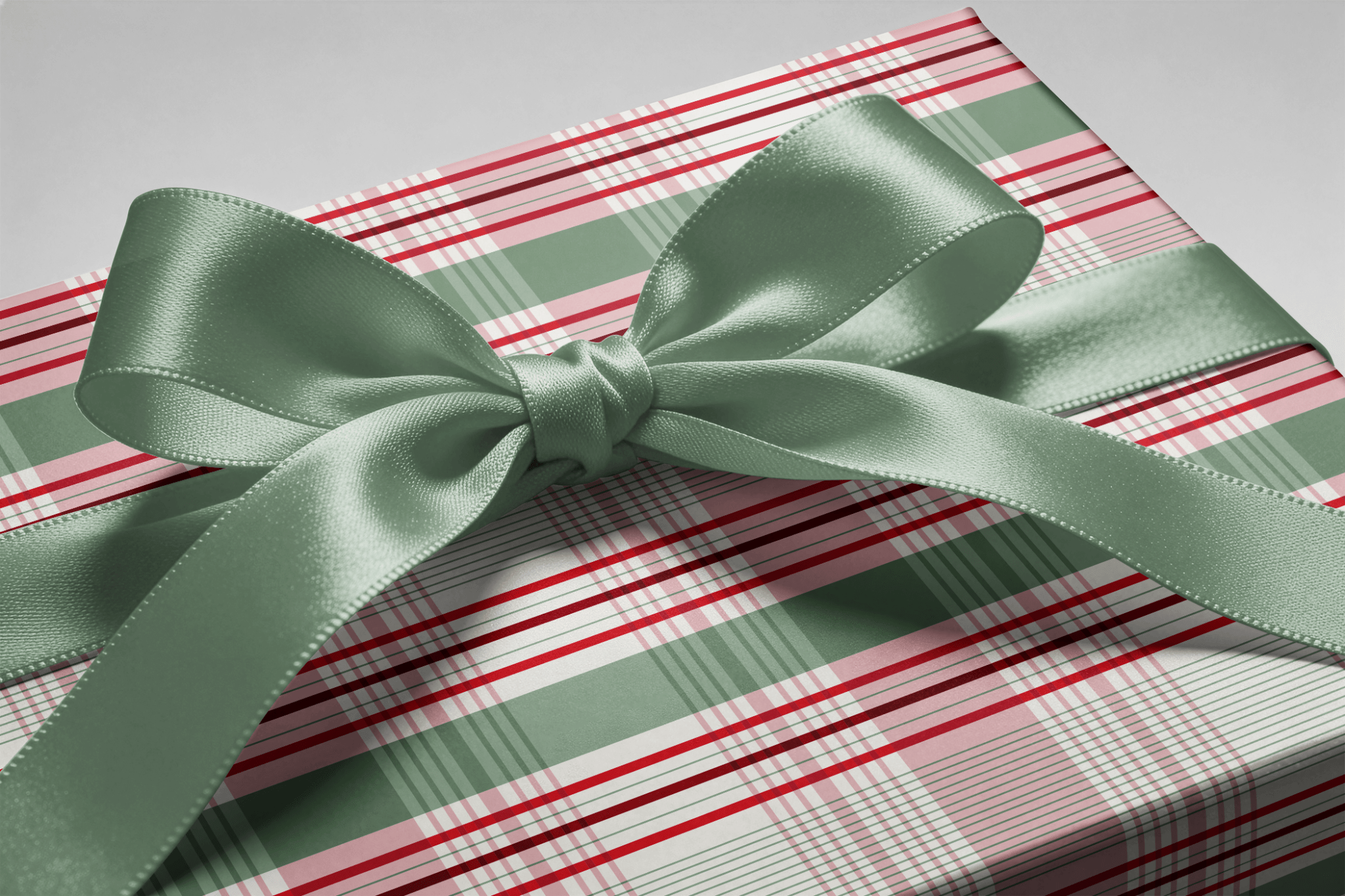 Christmas Plaid Wrapping Paper - Rosalie - Haus of Wrap