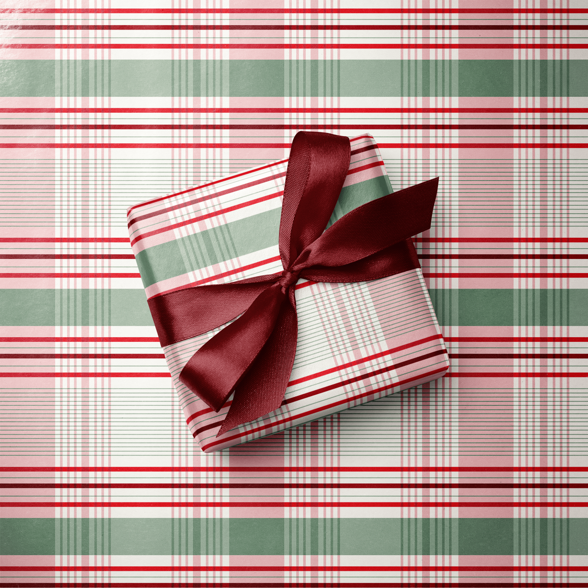 Christmas Plaid Wrapping Paper - Rosalie - Haus of Wrap