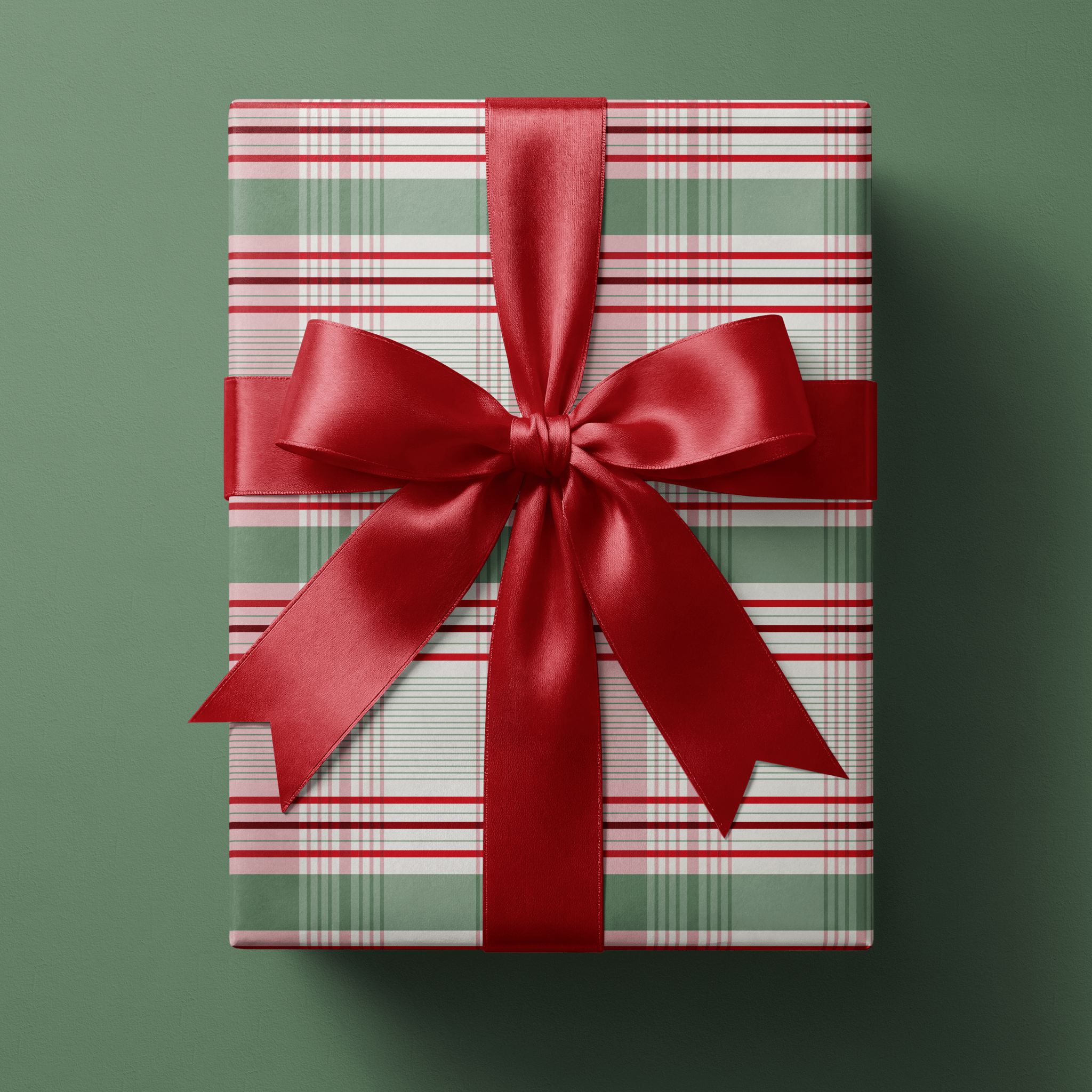 Christmas Plaid Wrapping Paper - Rosalie - Haus of Wrap