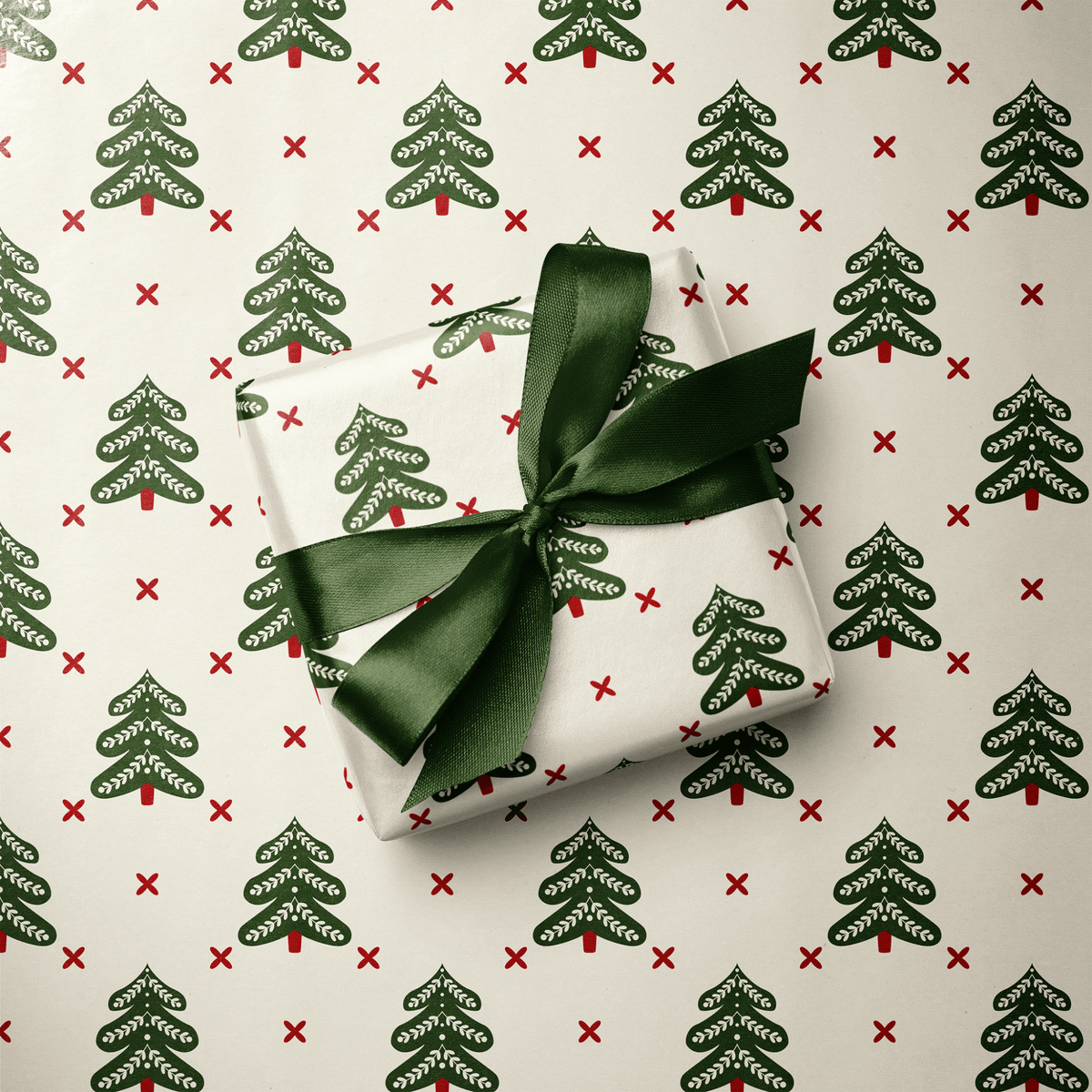 Christmas Wrapping Paper - Stitched - Haus of Wrap