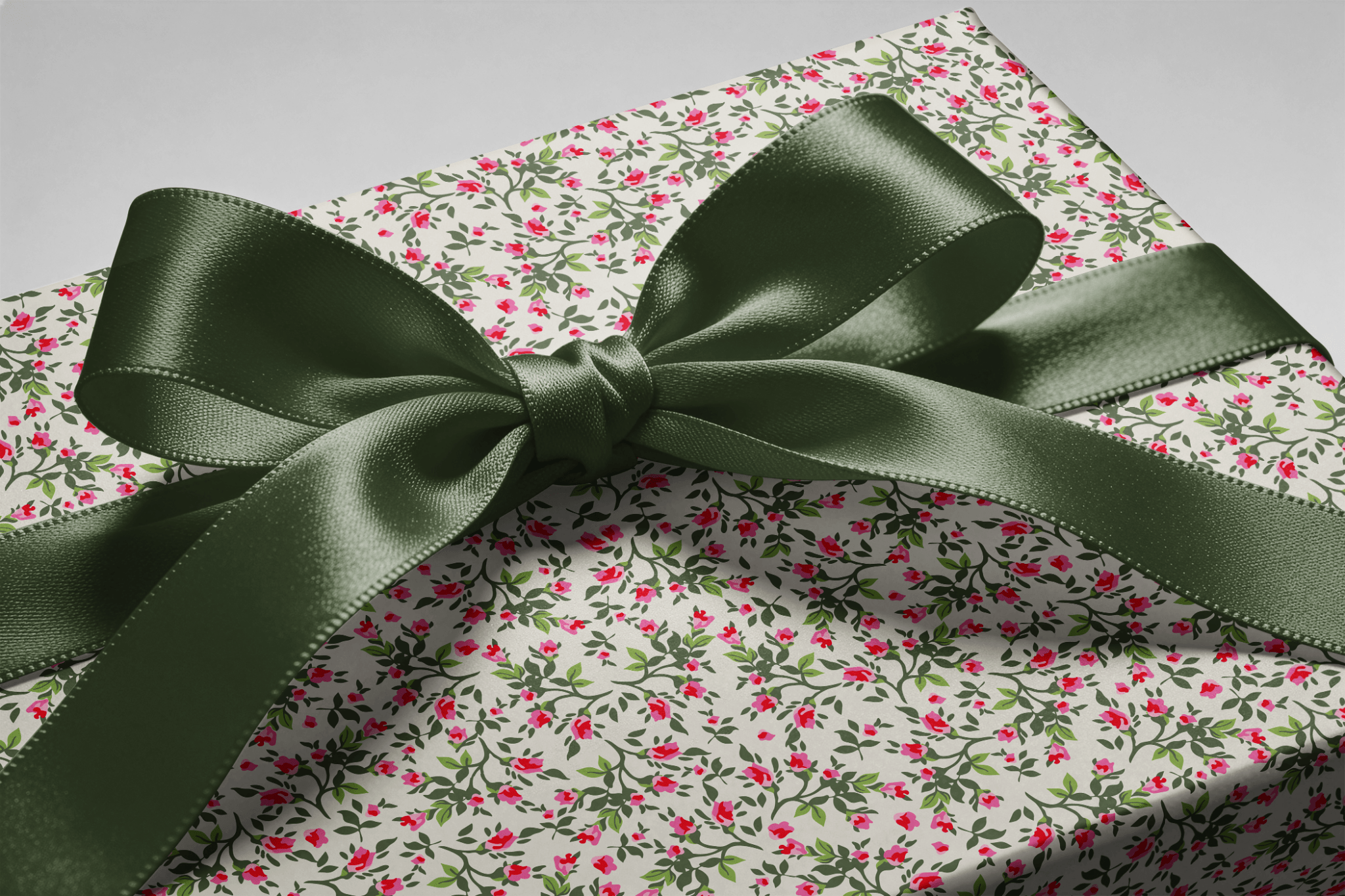 Floral Wrapping Paper Roll - Briar Rose - Haus of Wrap