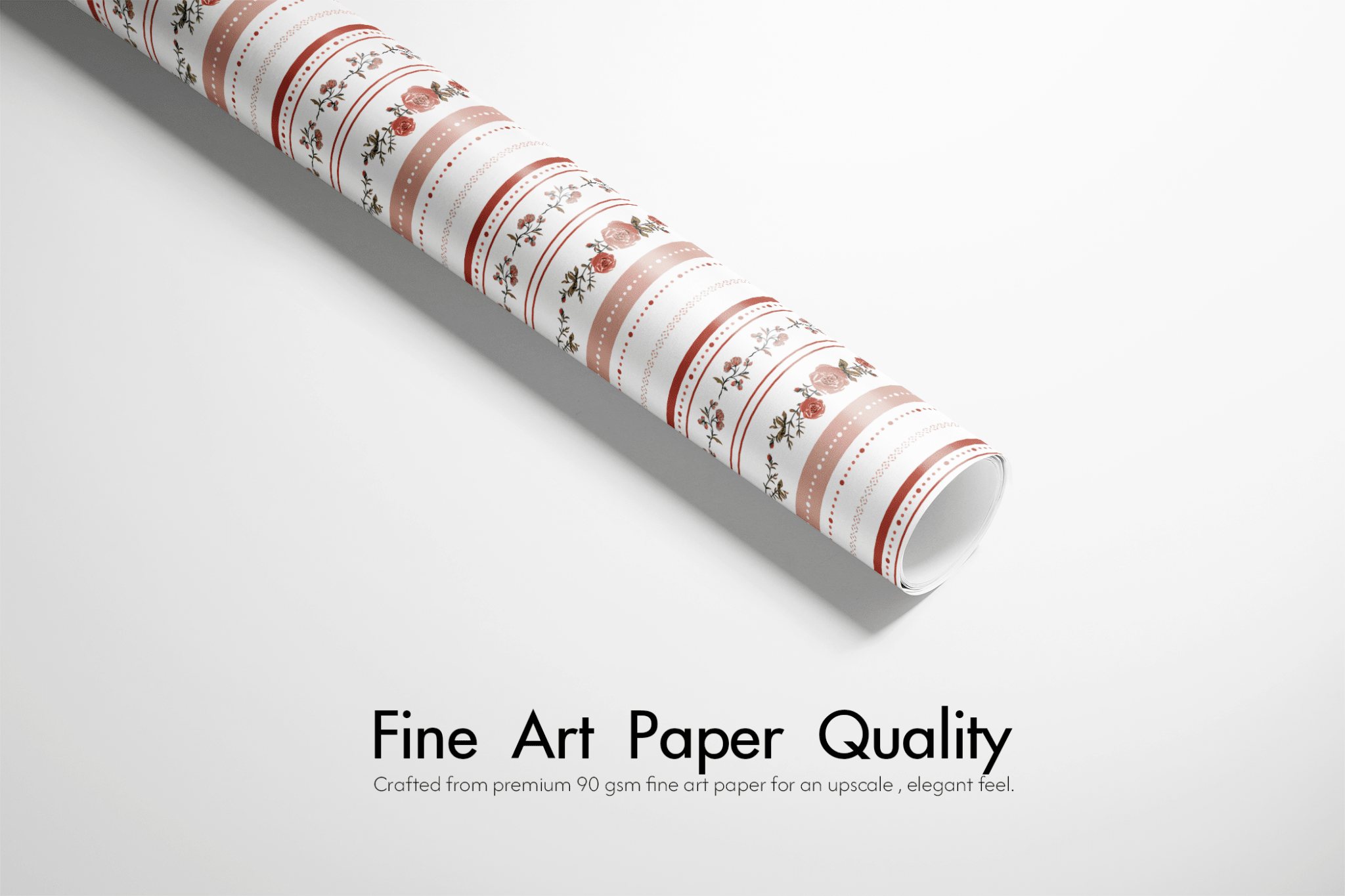 Romantic Wrapping Paper - Montagne Rose - Haus of Wrap