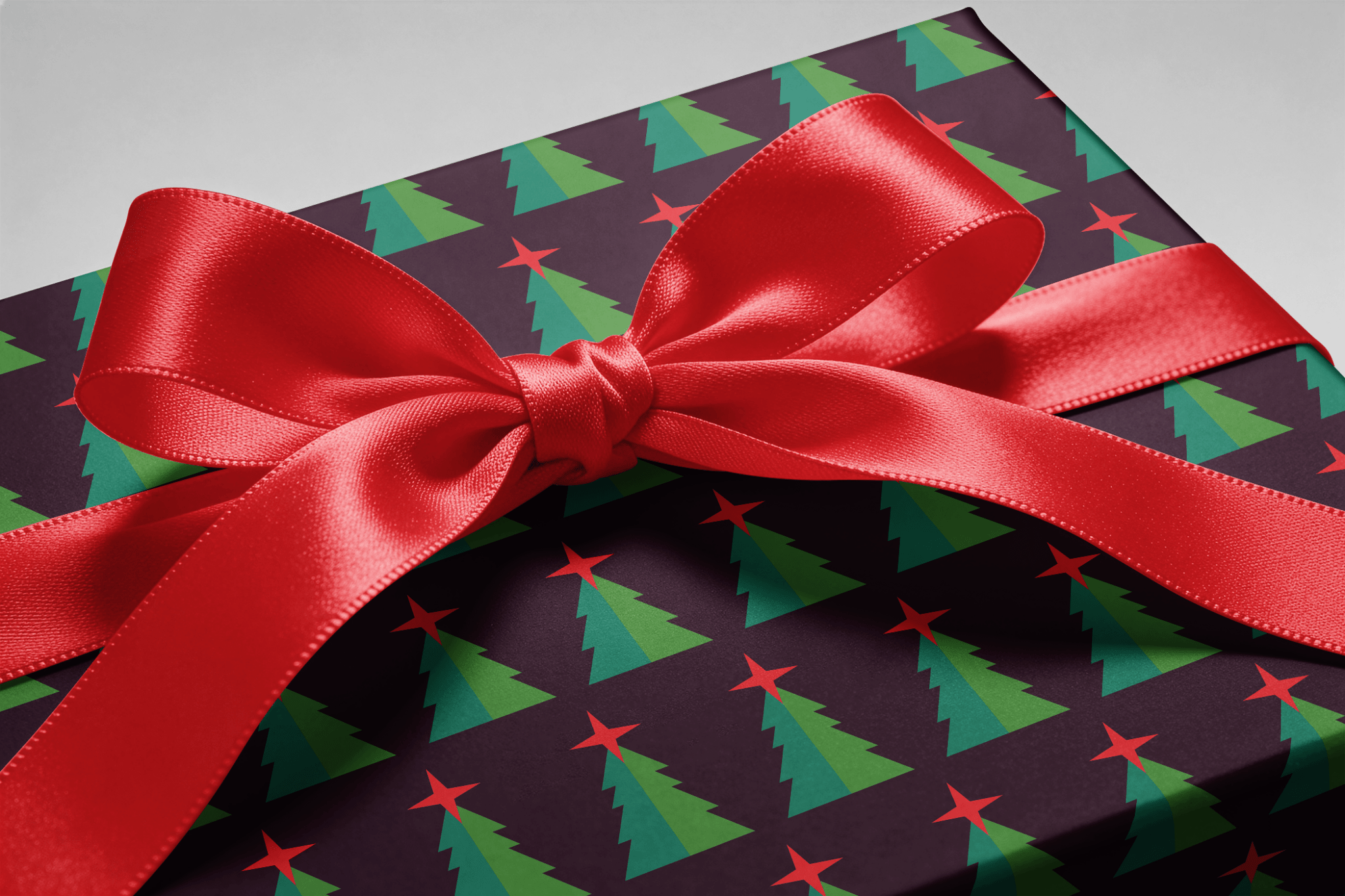 Black Christmas Wrapping Paper - The Cut - Haus of Wrap