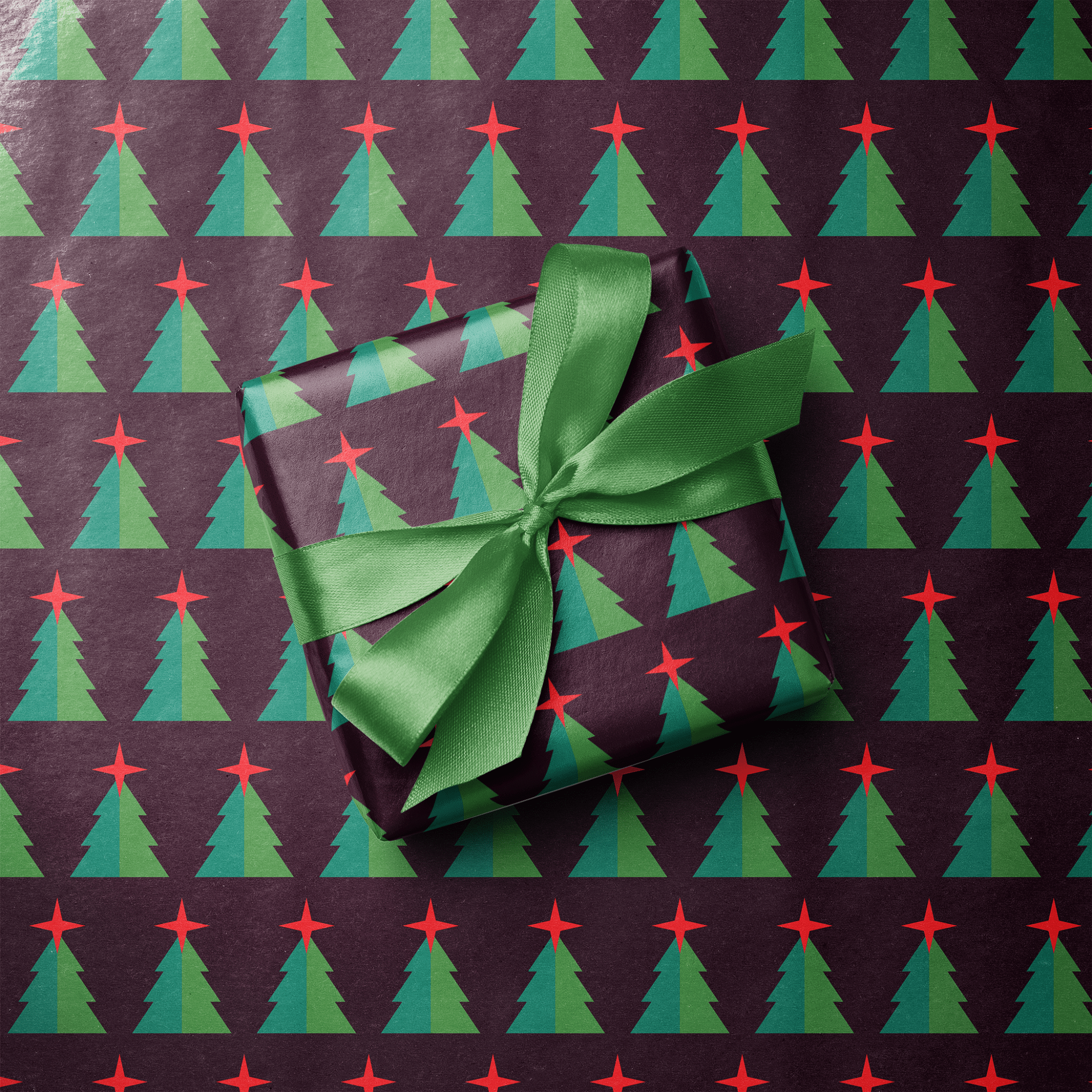 Black Christmas Wrapping Paper - The Cut - Haus of Wrap