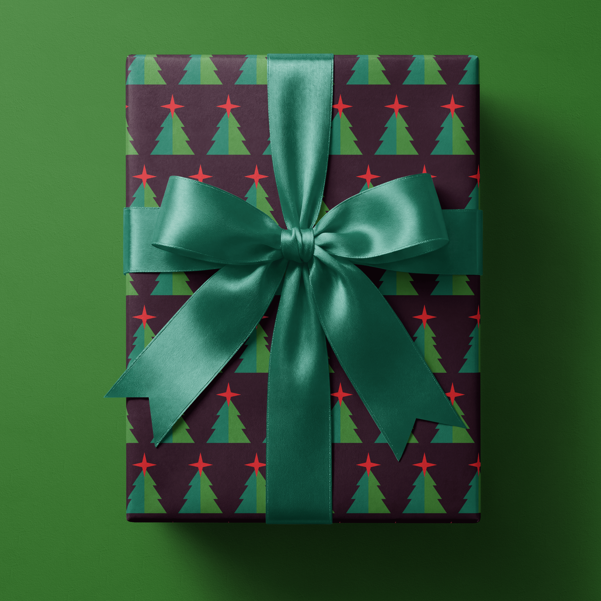 Black Christmas Wrapping Paper - The Cut - Haus of Wrap