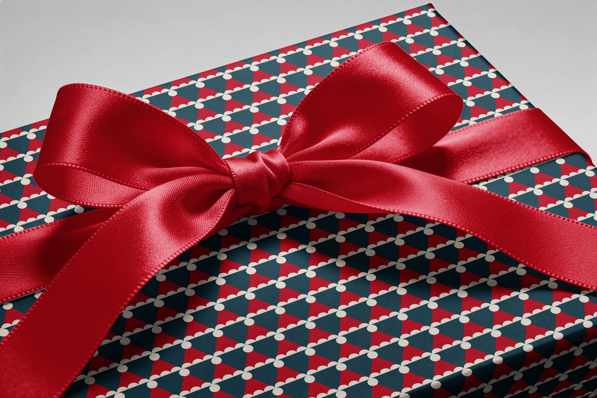 Chic Christmas Wrapping Paper - The Cap - Haus of Wrap