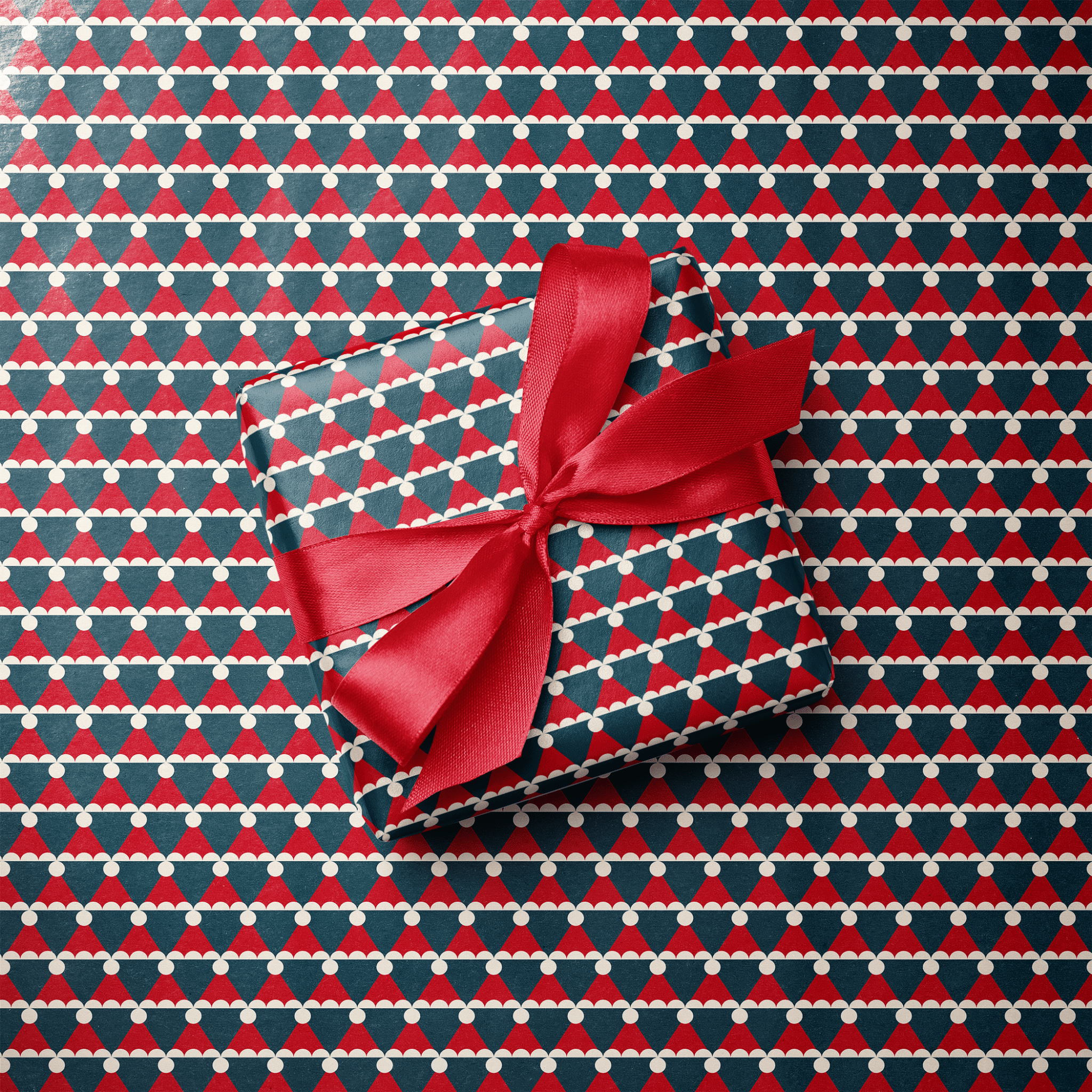 Chic Christmas Wrapping Paper - The Cap - Haus of Wrap