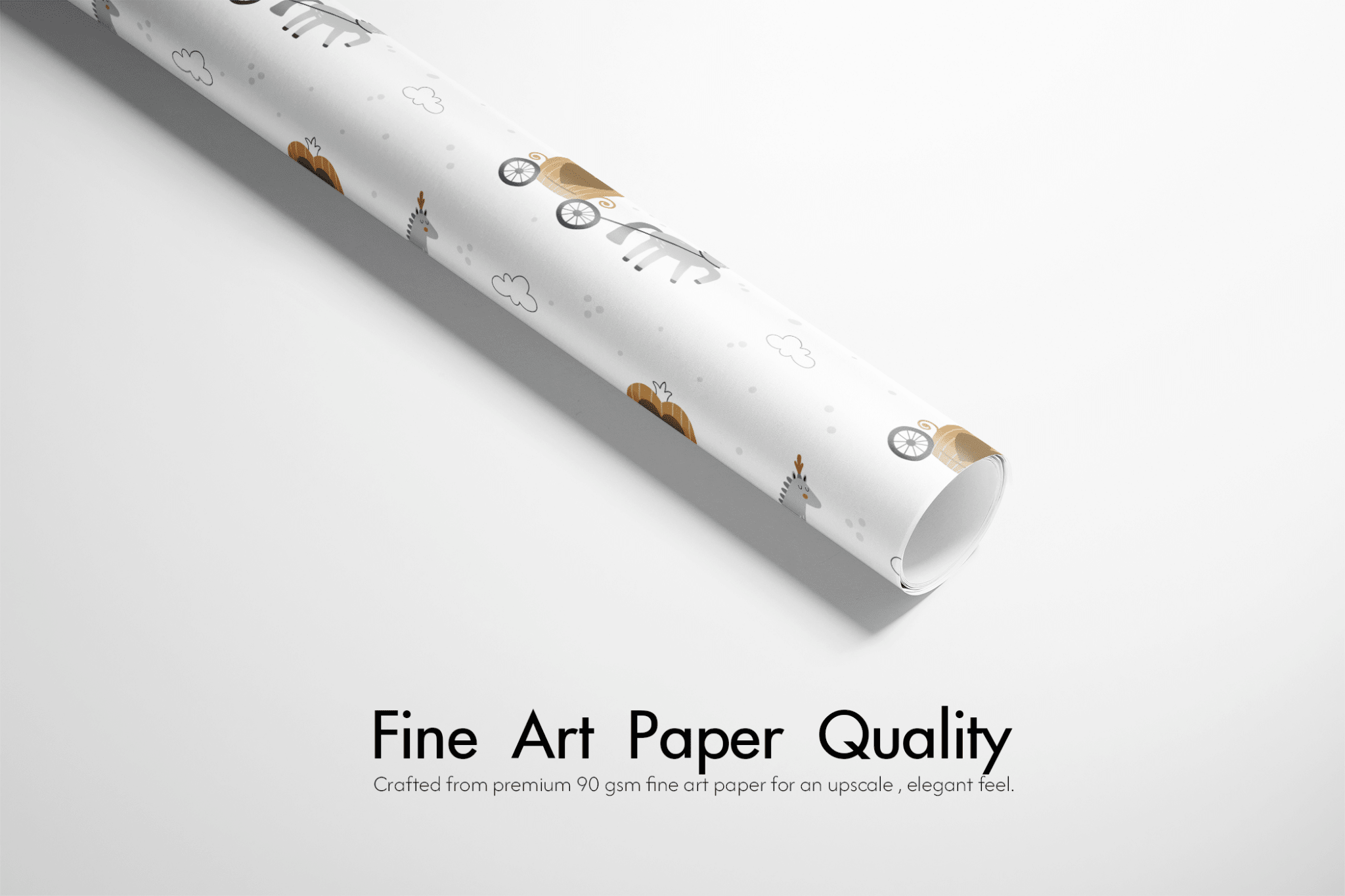 Baby Girl Wrapping Paper - Fairytale Standard - Haus of Wrap