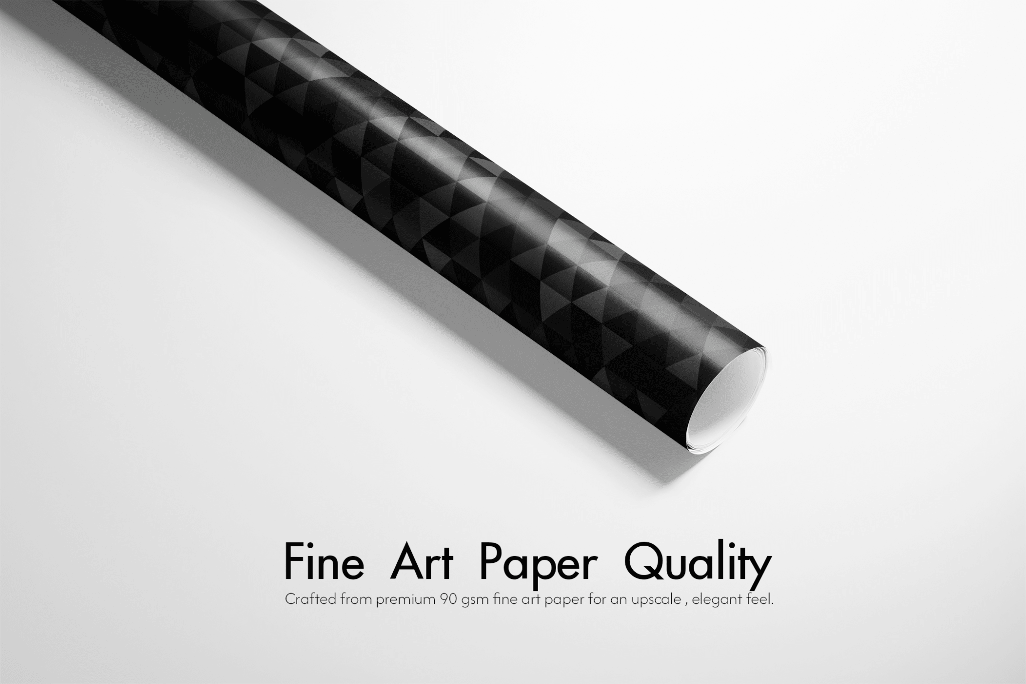 All Black Wrapping Paper - Carbon Theory - Haus of Wrap