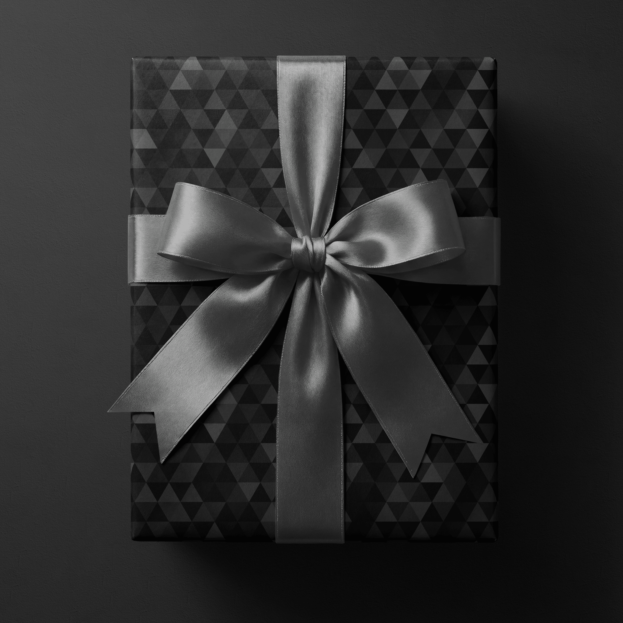 All Black Wrapping Paper - Carbon Theory - Haus of Wrap