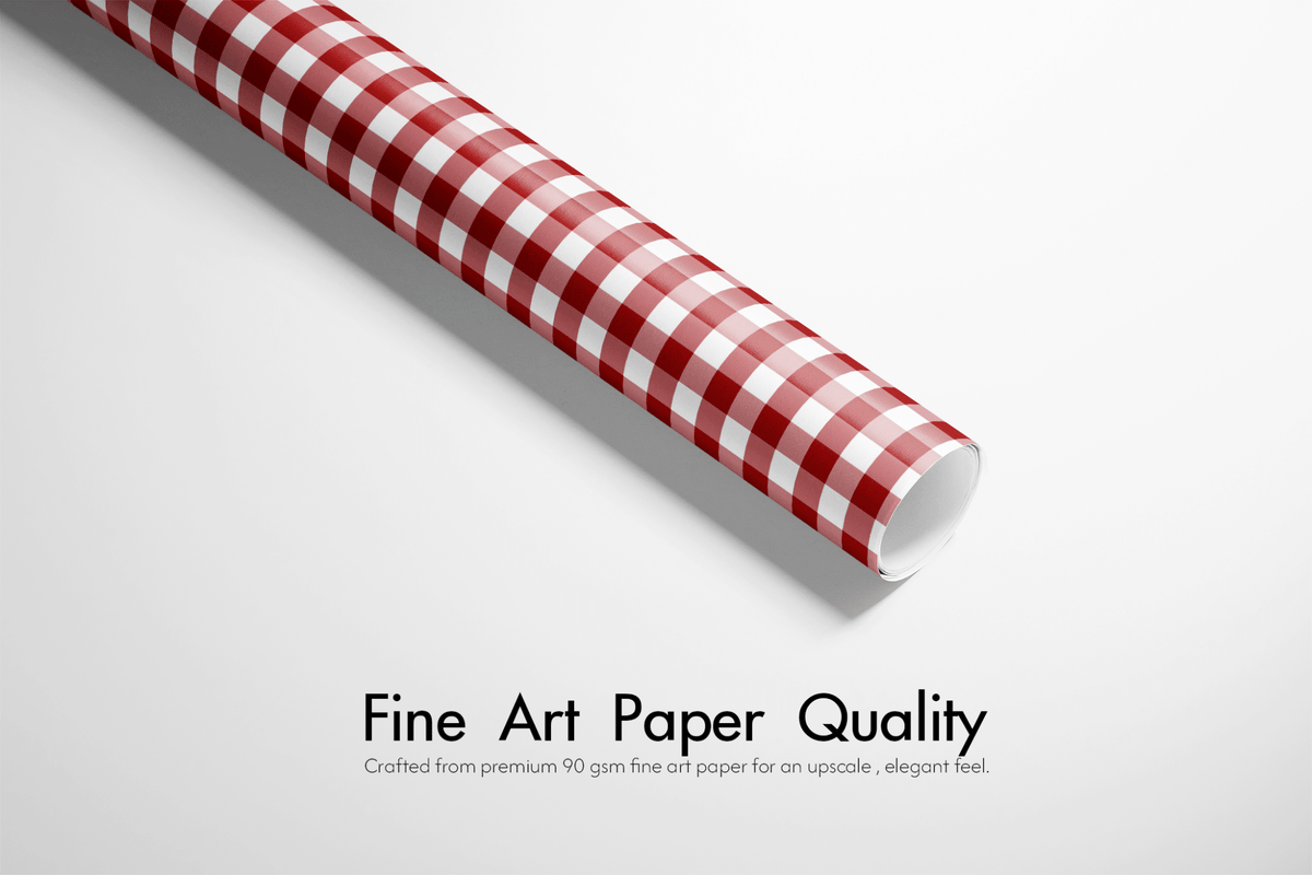 Red and White Wrapping Paper - Sunday Sauce - Haus of Wrap