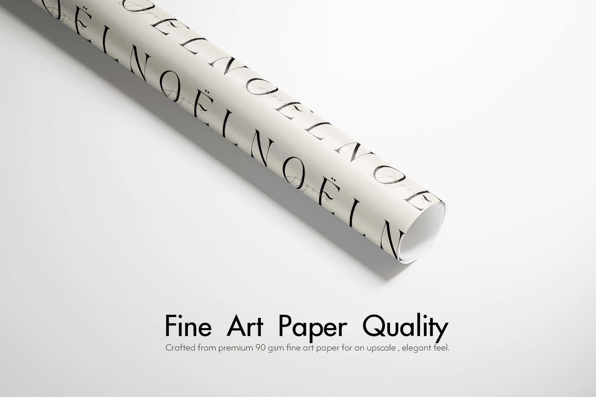 Black and White Christmas Wrapping Paper - Première - Haus of Wrap