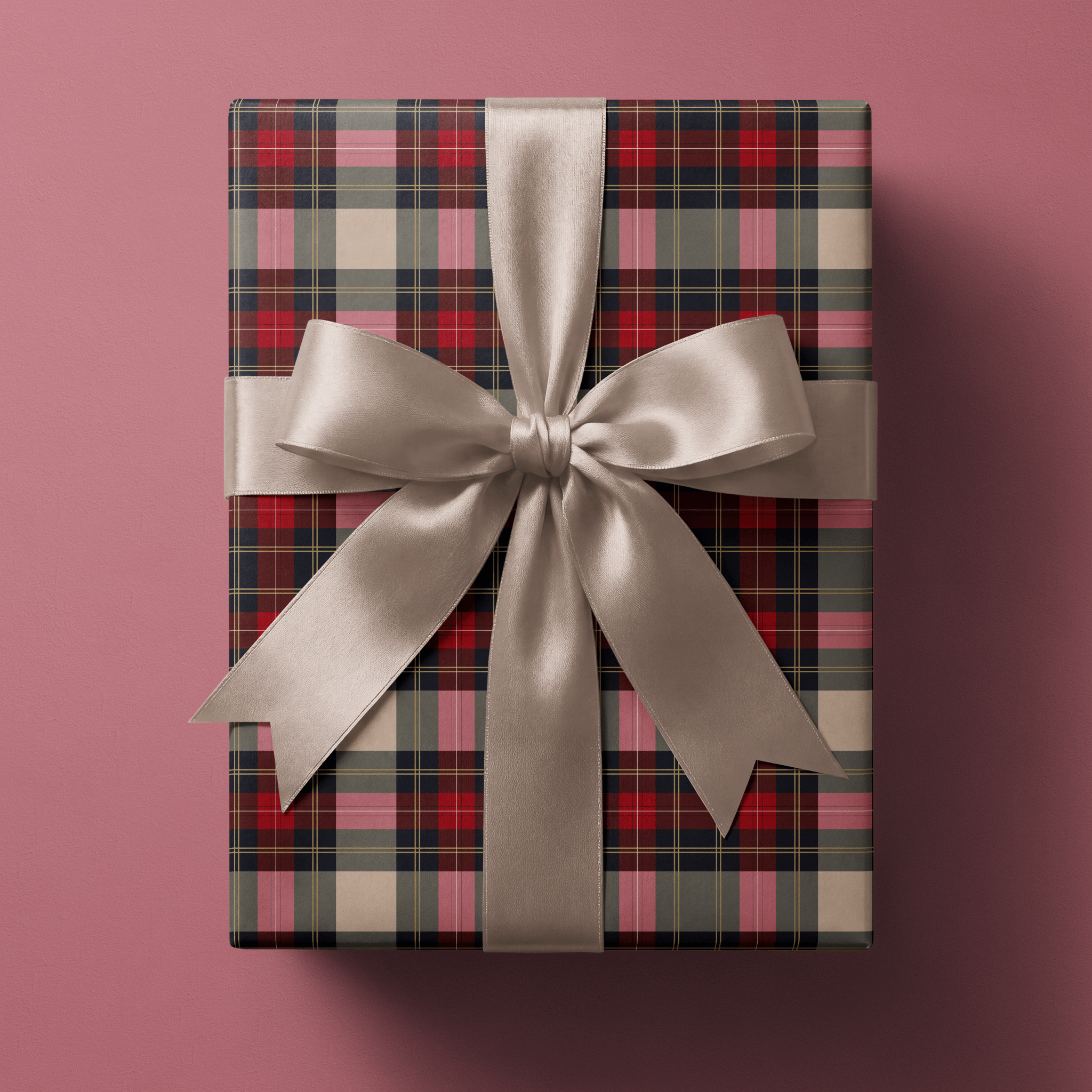 Preppy Christmas Wrapping Paper - The Sloane - Haus of Wrap