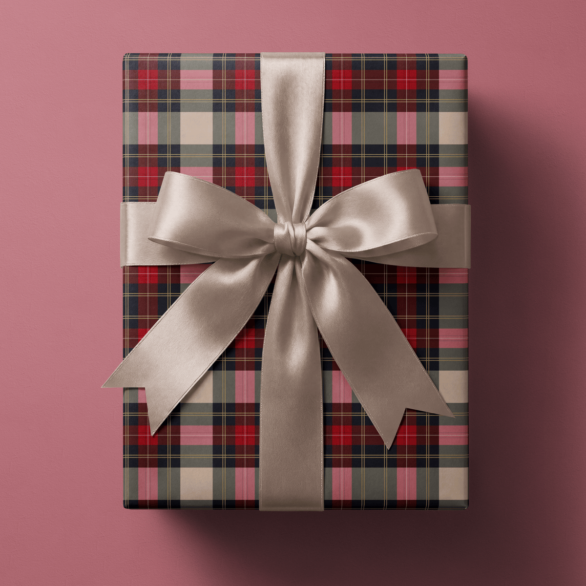 Preppy Christmas Wrapping Paper - The Sloane - Haus of Wrap