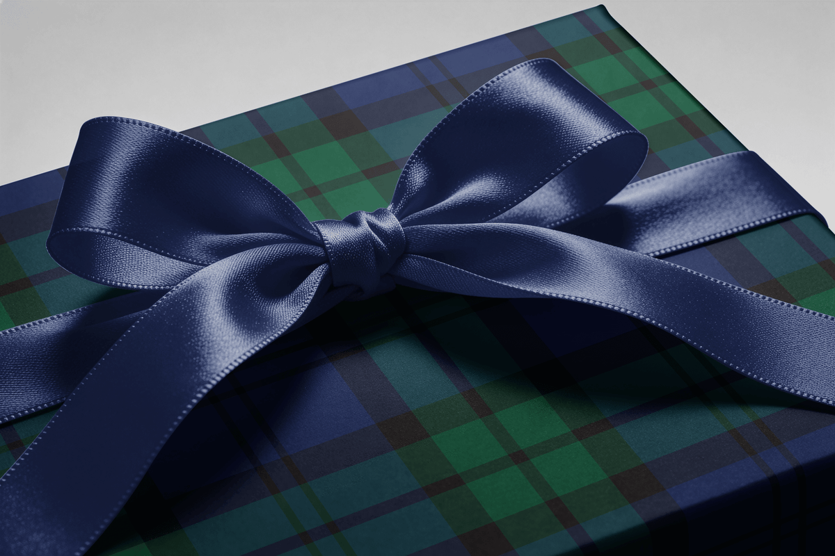 Luxury Christmas Wrapping Paper - The Black Watch - Haus of Wrap