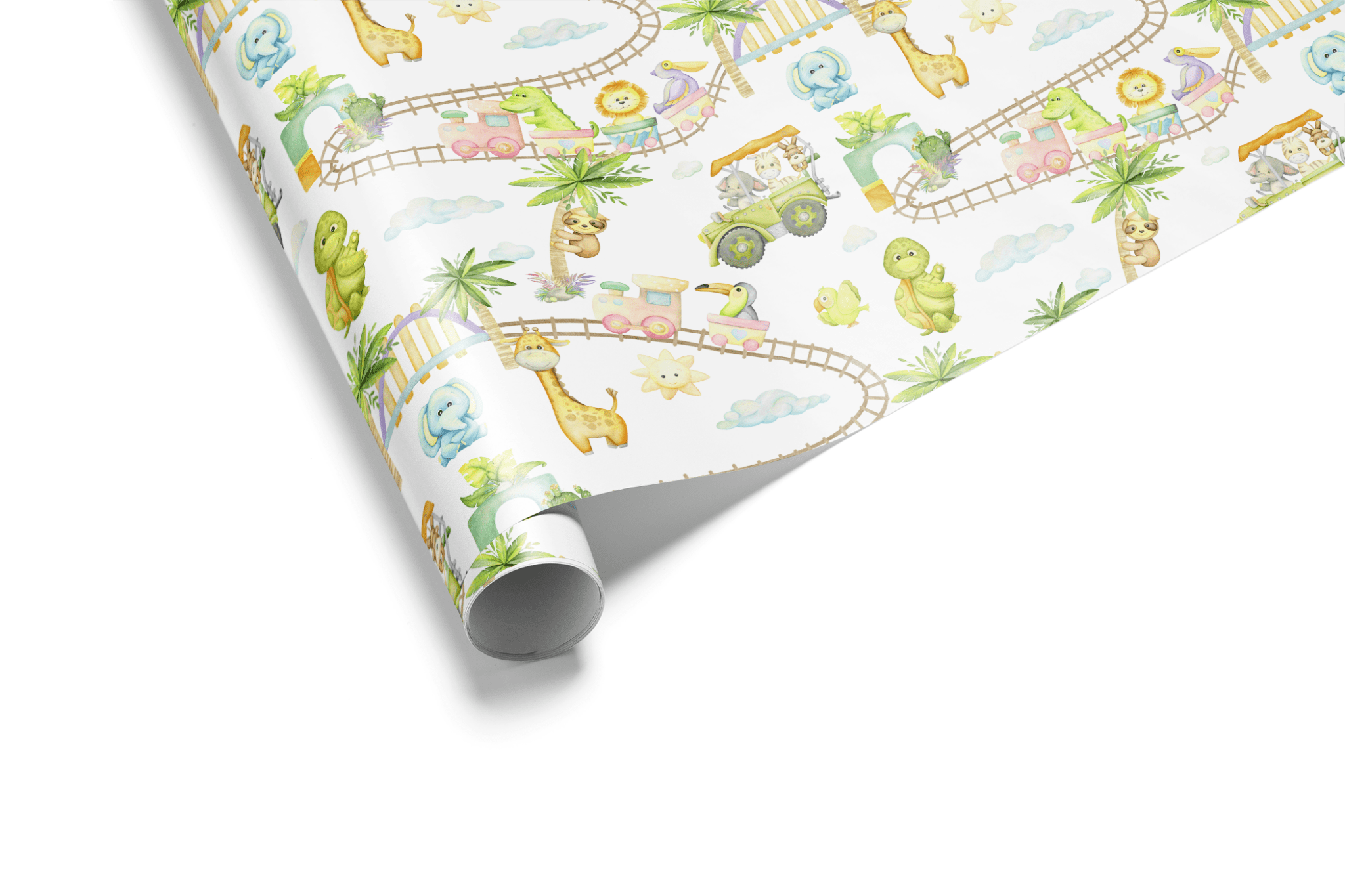 Safari Wrapping Paper - Safari Express - Haus of Wrap