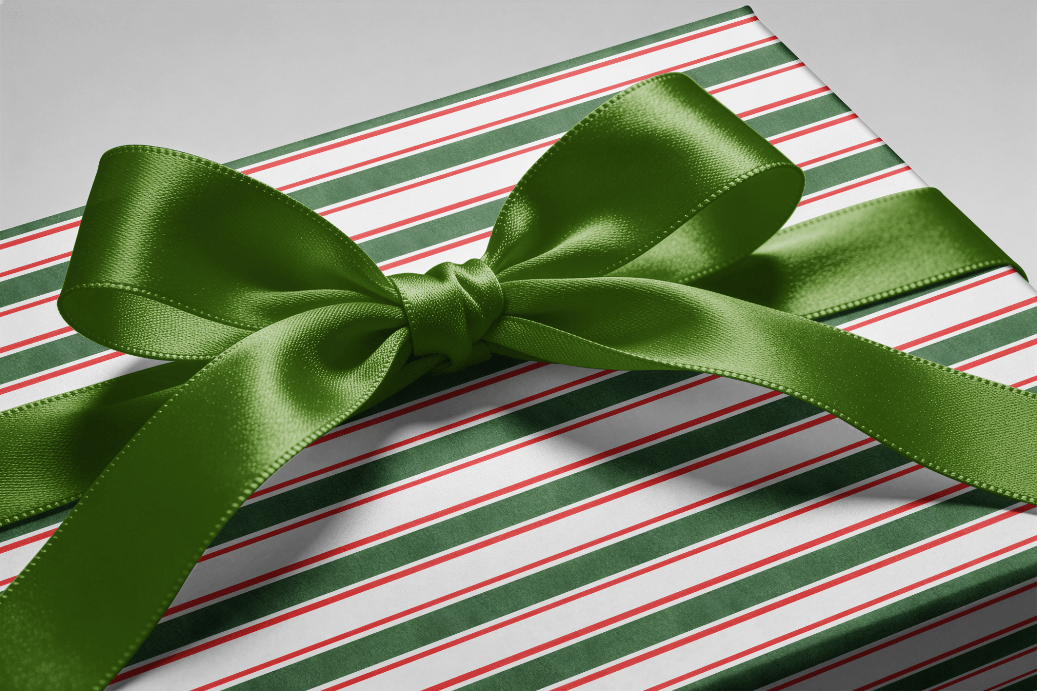 Striped Christmas Wrapping Paper - Christmas Cabana - Haus of Wrap