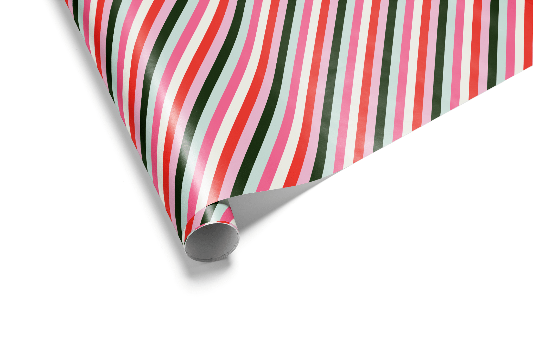 Candy Cane Christmas Wrapping Paper - Kringle - Haus of Wrap