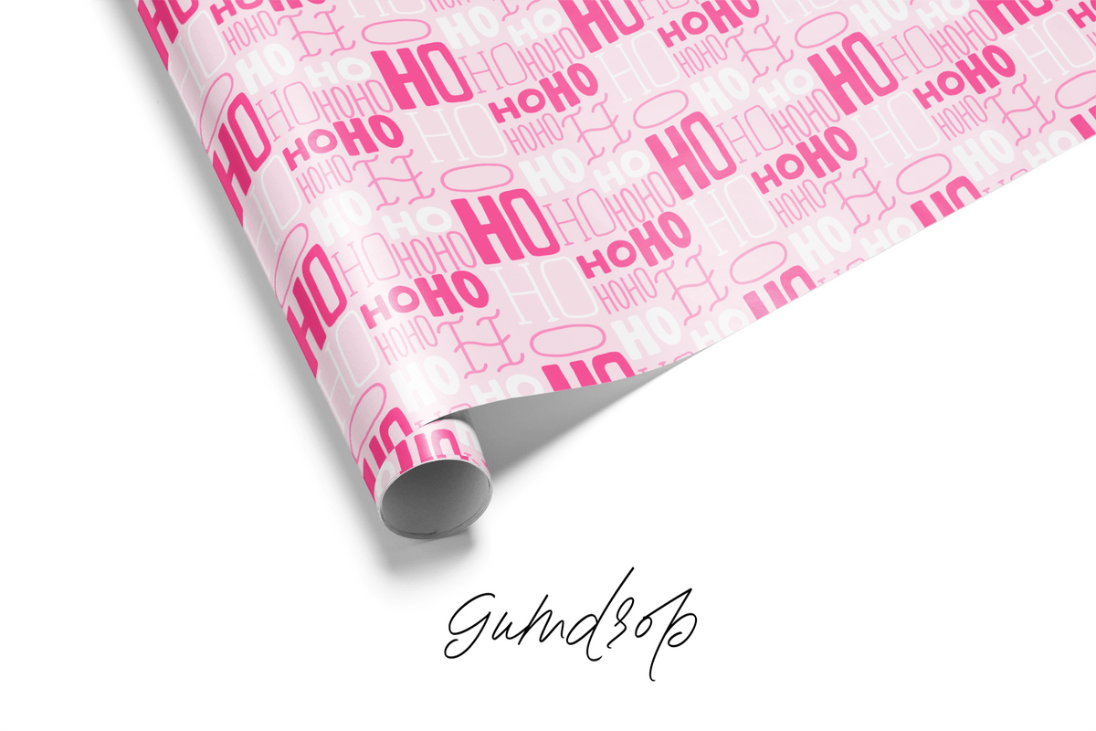 Ho Ho Ho Wrapping Paper - Wrapping Papers - Haus of Wrap