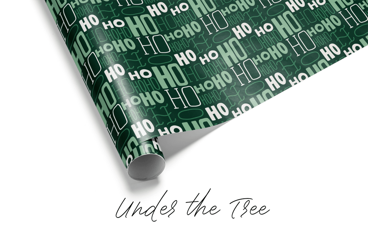 Ho Ho Ho Wrapping Paper - Wrapping Papers - Haus of Wrap