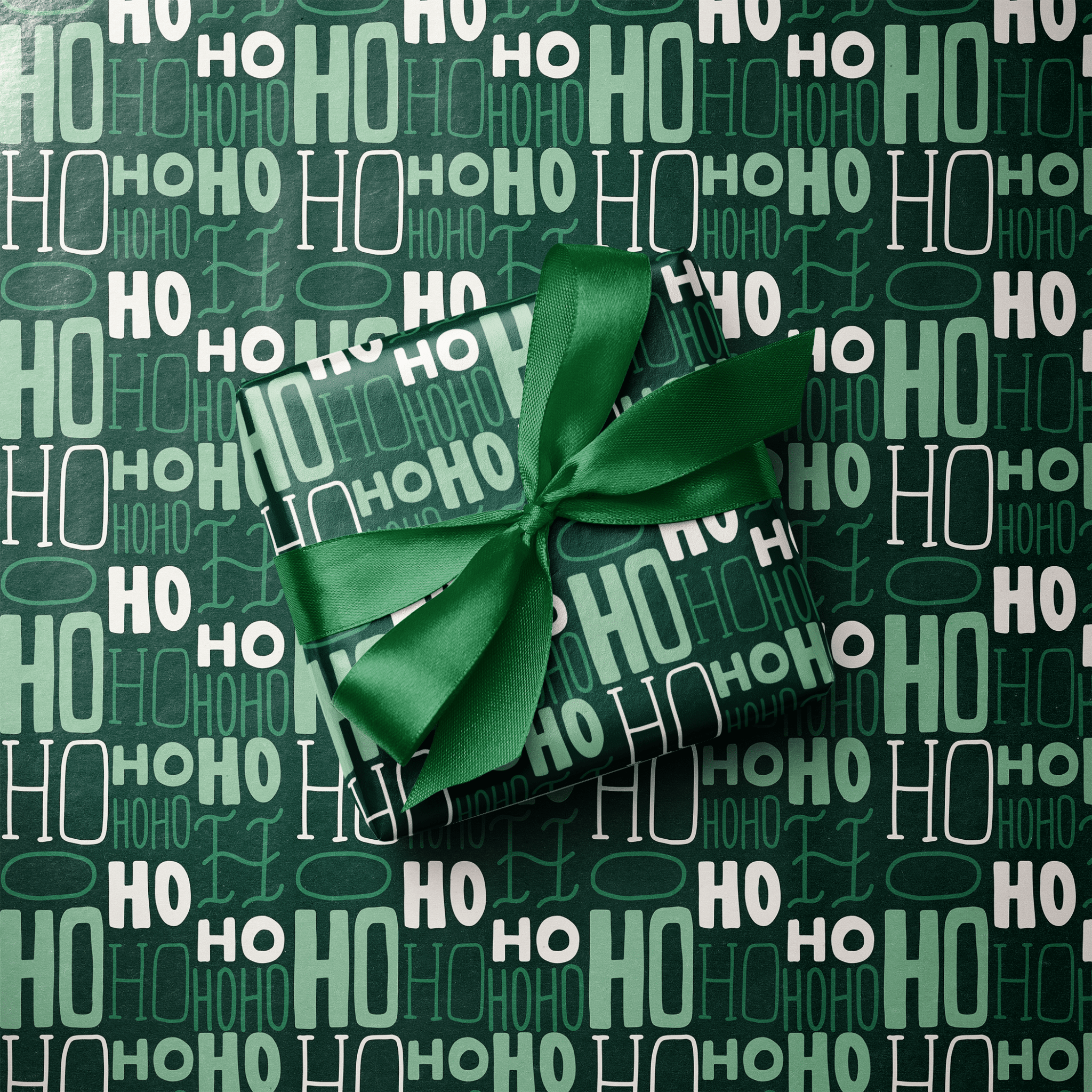 Ho Ho Ho Wrapping Paper - Wrapping Papers - Haus of Wrap