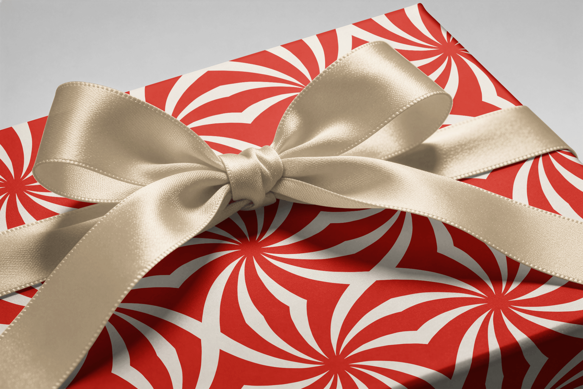 Peppermint Candy Wrapping Paper - Candy Optics - Haus of Wrap