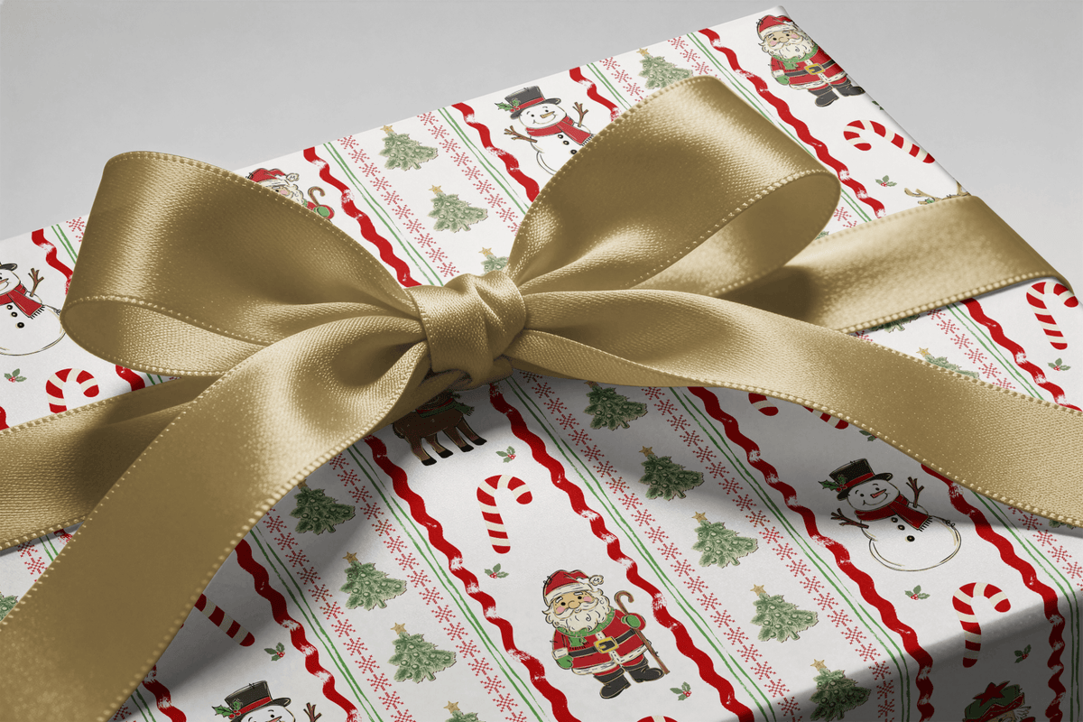 Nostalgic Christmas Wrapping Paper - Christmas Classics - Haus of Wrap