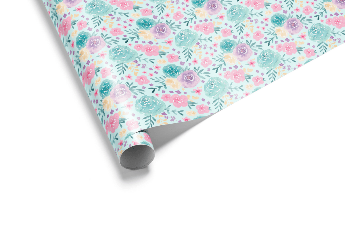 Flower Wrapping Paper - Sweet Pea - Haus of Wrap