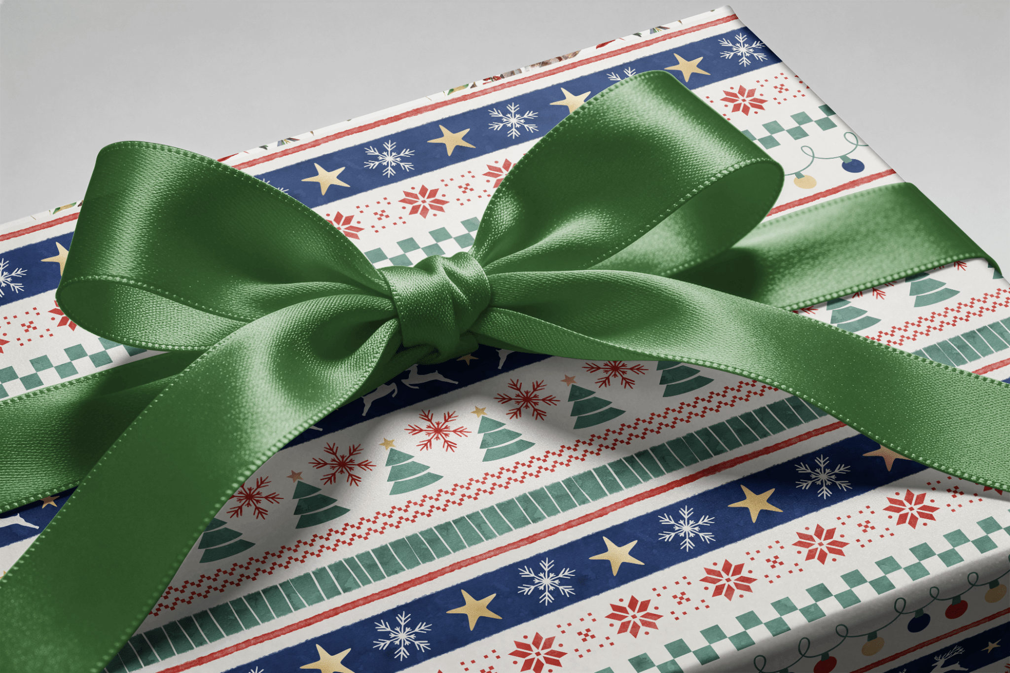 Nordic Christmas Wrapping Paper - The Christmas Jumper - Haus of Wrap