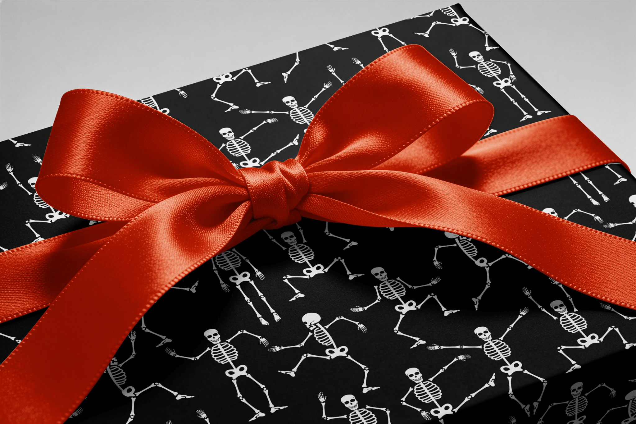Halloween Wrapping Paper - Bad to the Bone - Haus of Wrap