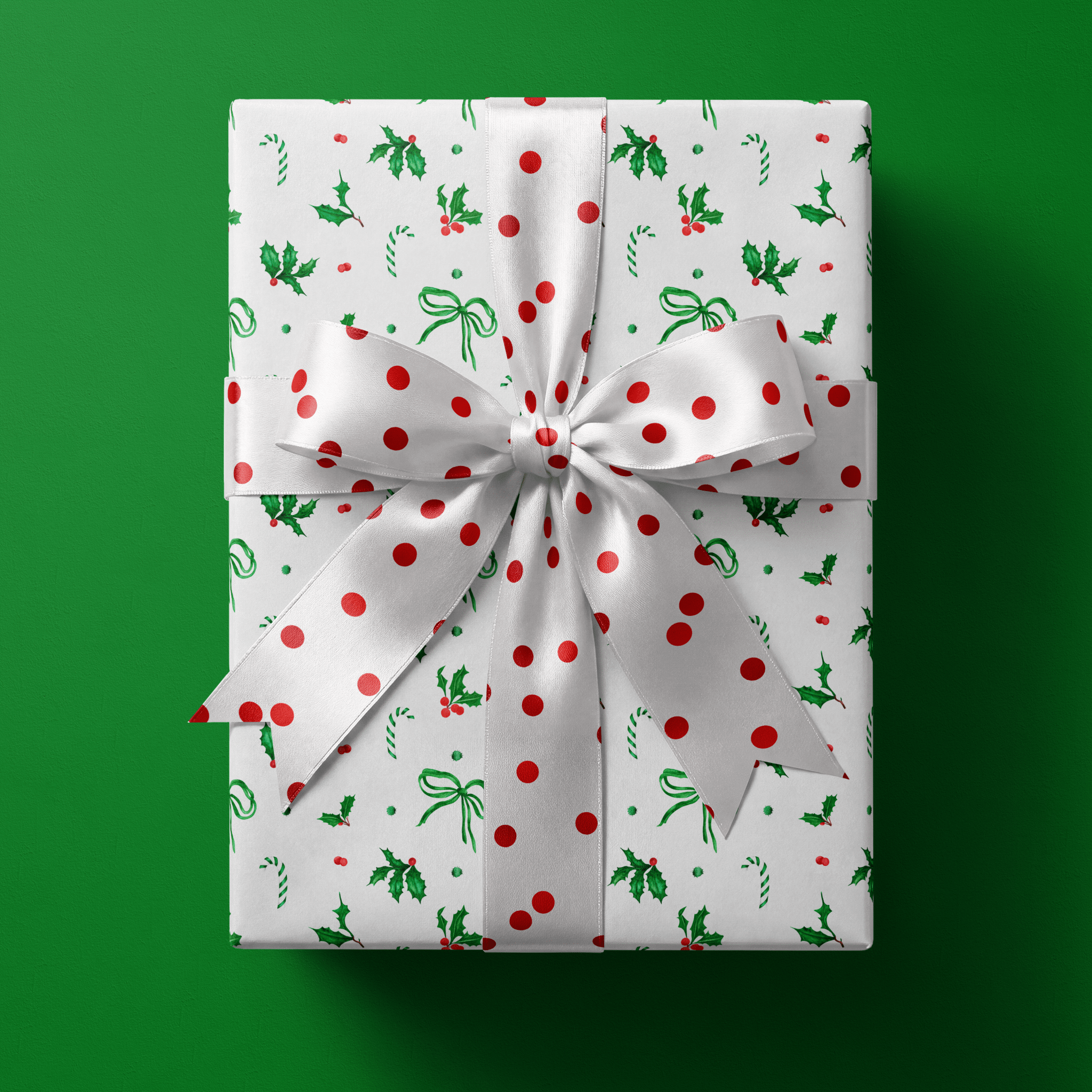 Christmas Bow Wrapping Paper - Bow Season - Haus of Wrap