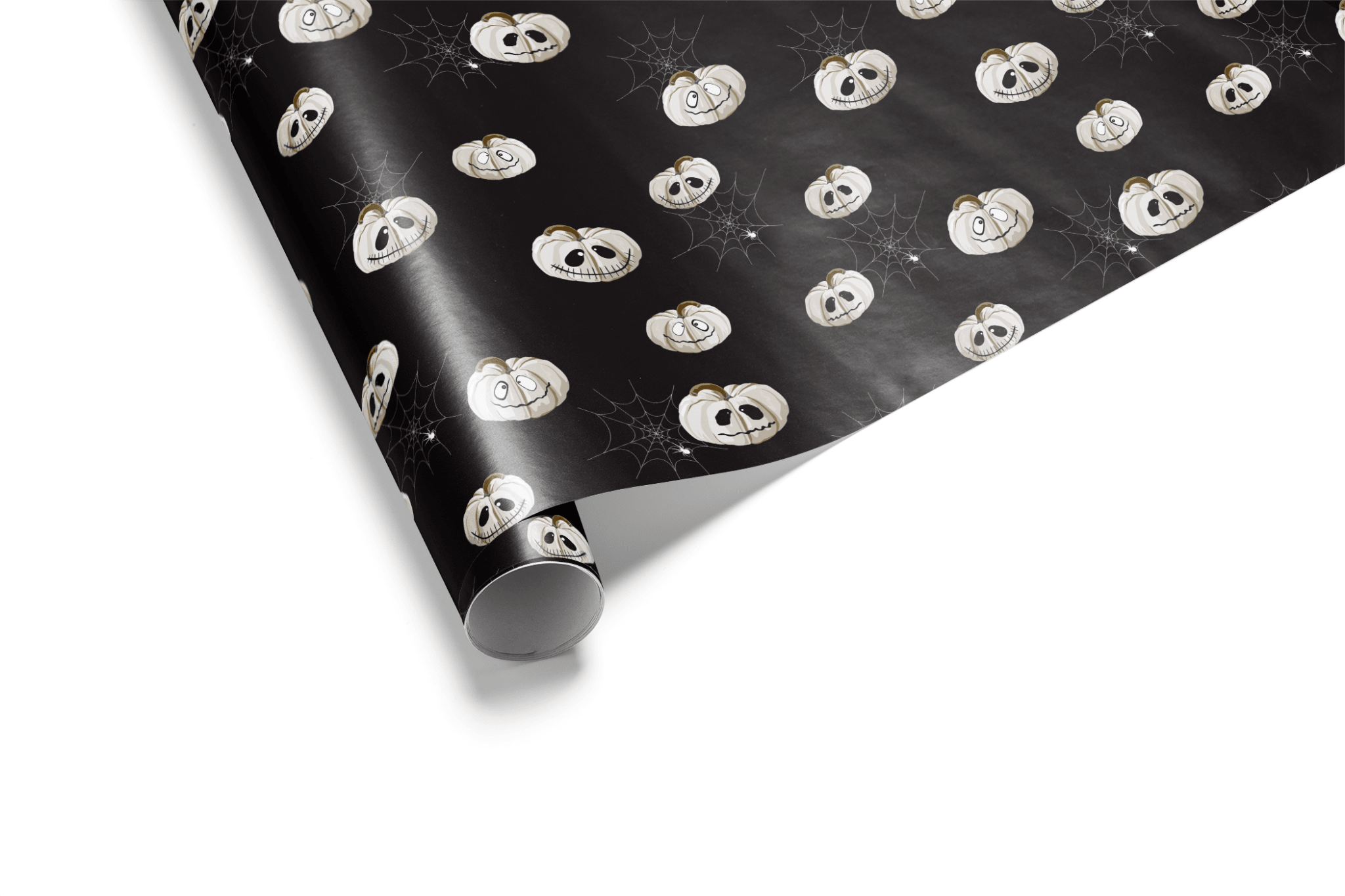 Ghost Wrapping Paper - Ghost Gourds - Haus of Wrap