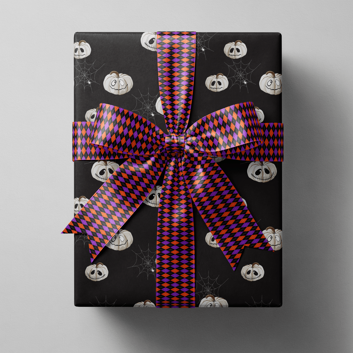 Ghost Wrapping Paper - Ghost Gourds - Haus of Wrap