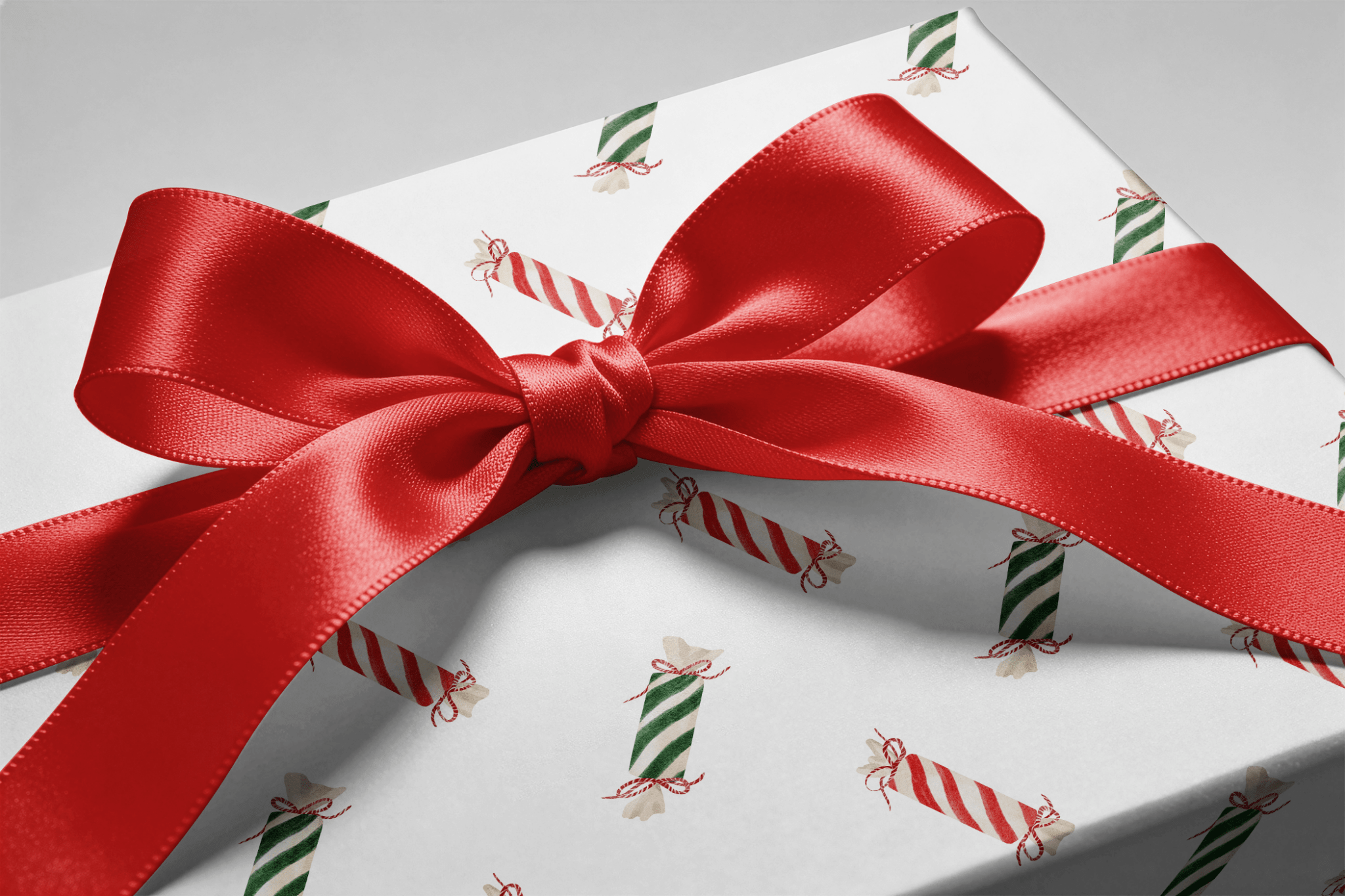 Red and Green Christmas Wrapping Paper - Snap Happy - Haus of Wrap