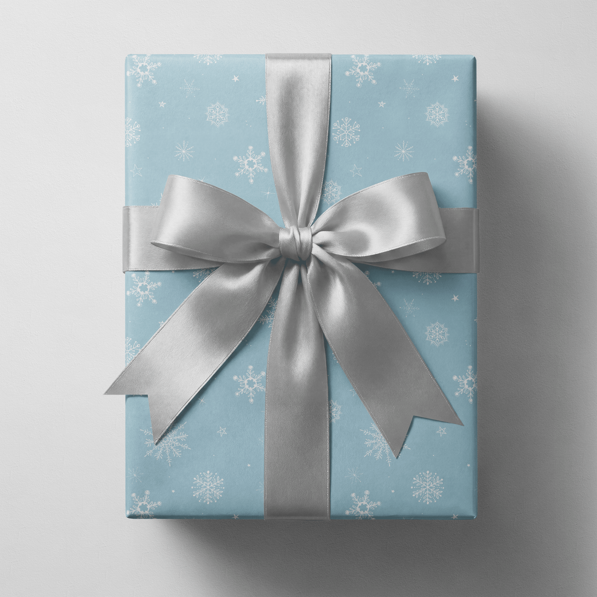 Snowflake Christmas Wrapping Paper - Let it Snow - Haus of Wrap