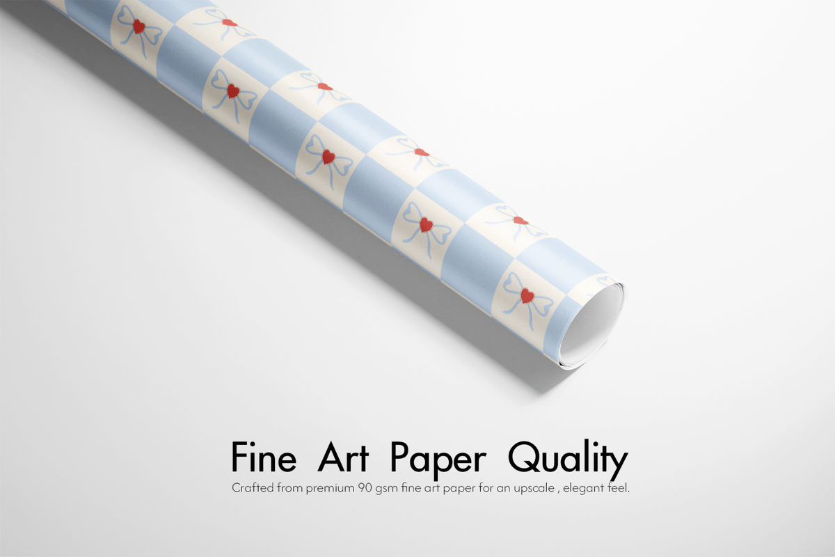 Checkerboard Wrapping Paper - Tied & True - Haus of Wrap