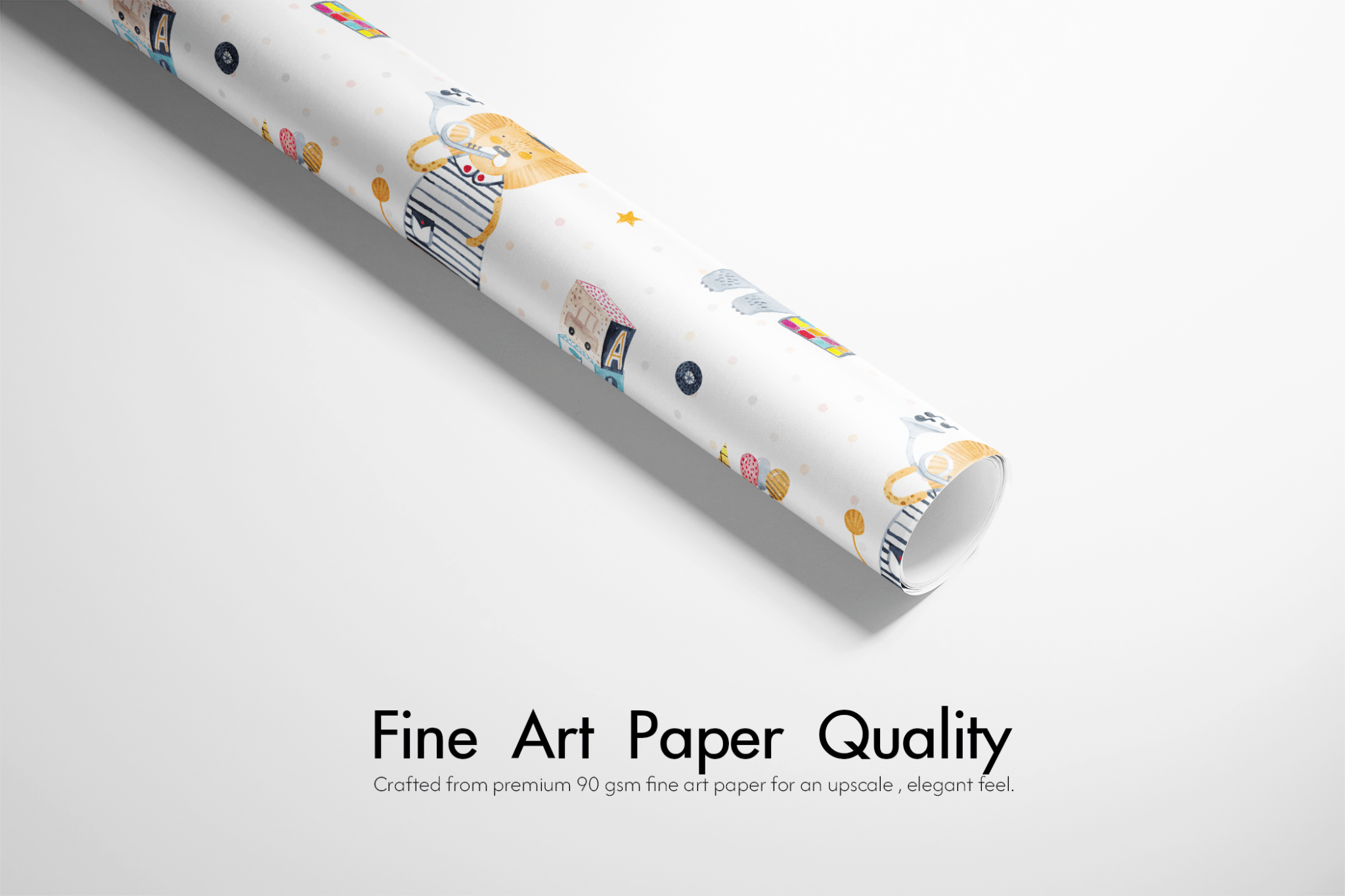 Baby Shower Wrapping Paper Rolls - Toy Box Social - Haus of Wrap